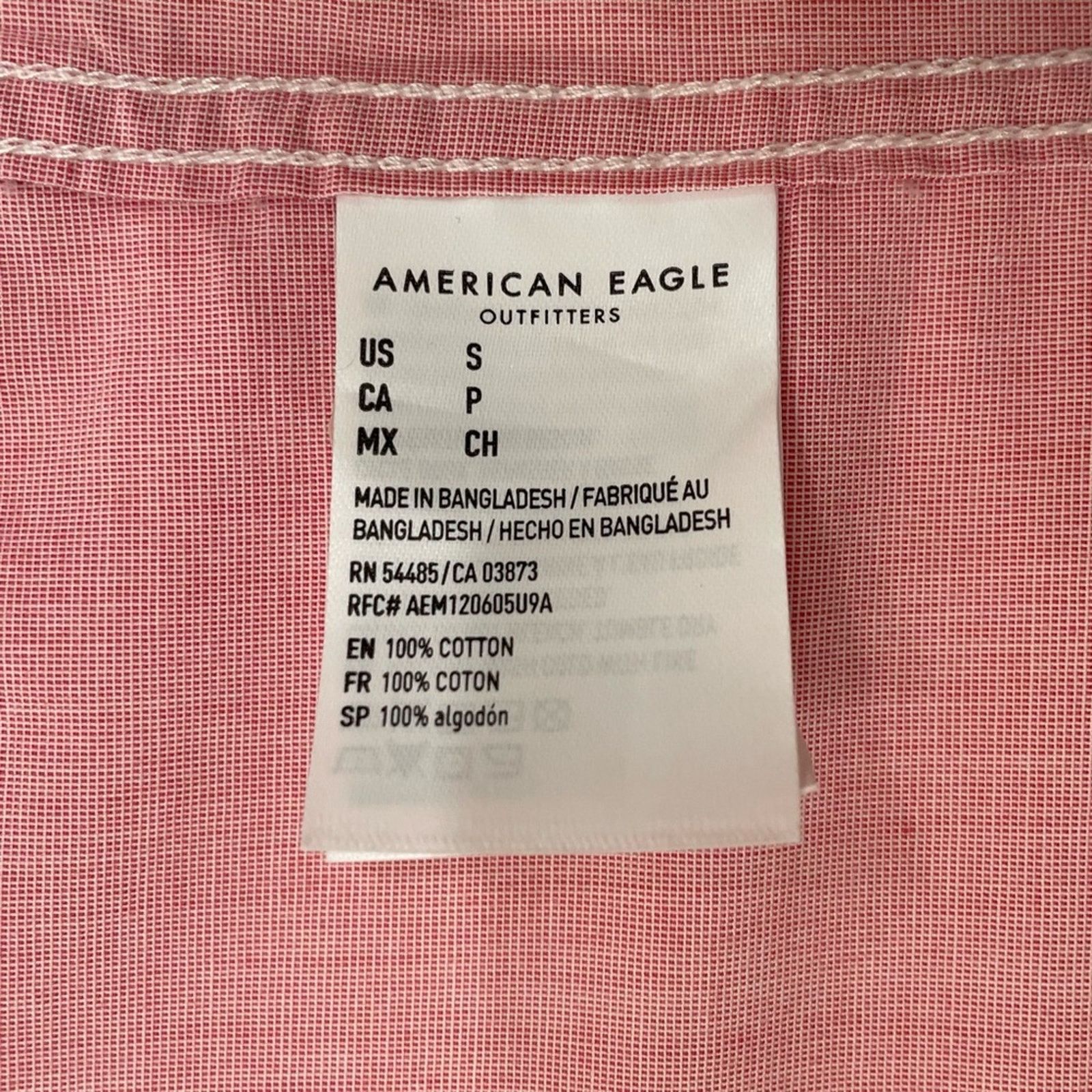 American Eagle Outfitters American Eagle Outfitters Poplin Button Up Shirt S Size US S / EU 44-46 / 1 - 9 Thumbnail