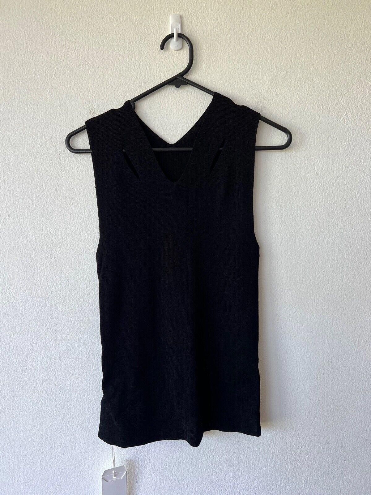 Dion Lee New dion lee top tank singlet medium small slit black Size M / US 6-8 / IT 42-44 - 1 Thumbnail