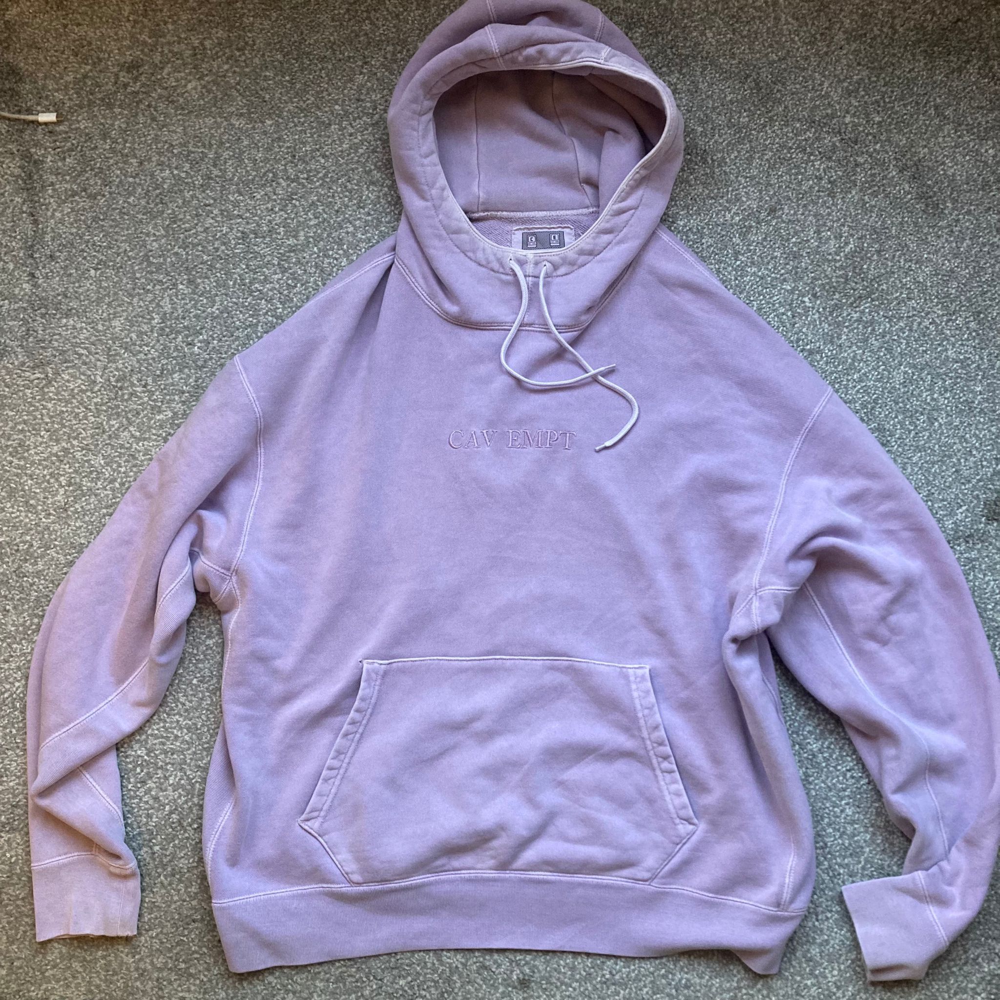 Cav Empt Cav Empt Overdyed Hoodie Lilac Size US L / EU 52-54 / 3 - 2 Thumbnail