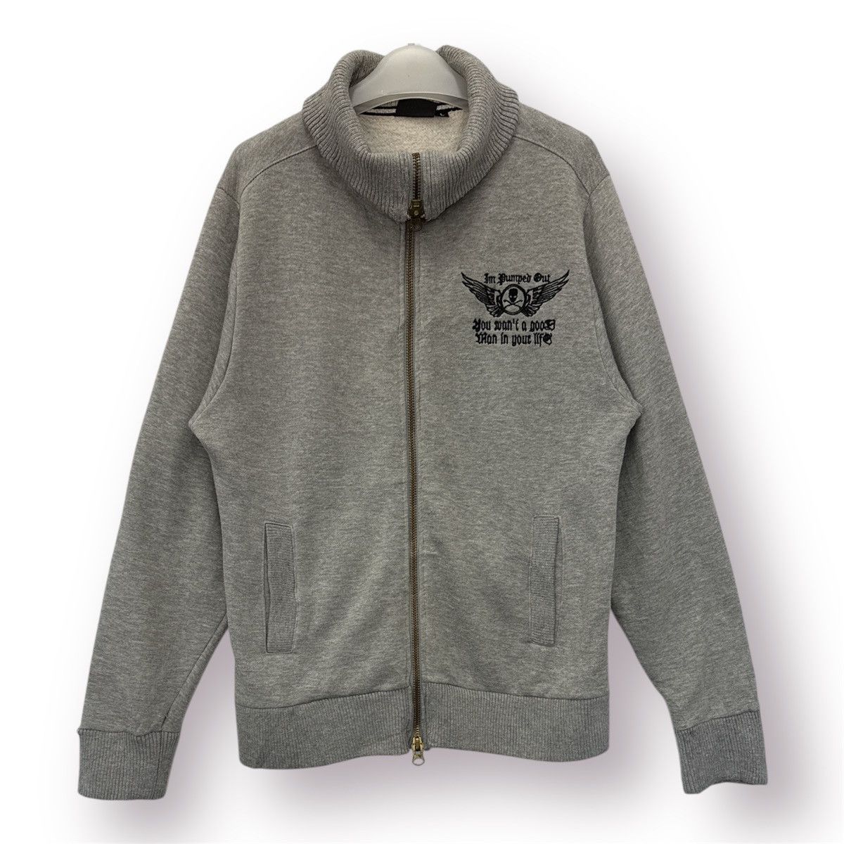 If Six Was Nine 🇯🇵 Japanese Gothic Andre Malraur Homme skull Hoodie Zipper Size US S / EU 44-46 / 1 - 2 Thumbnail