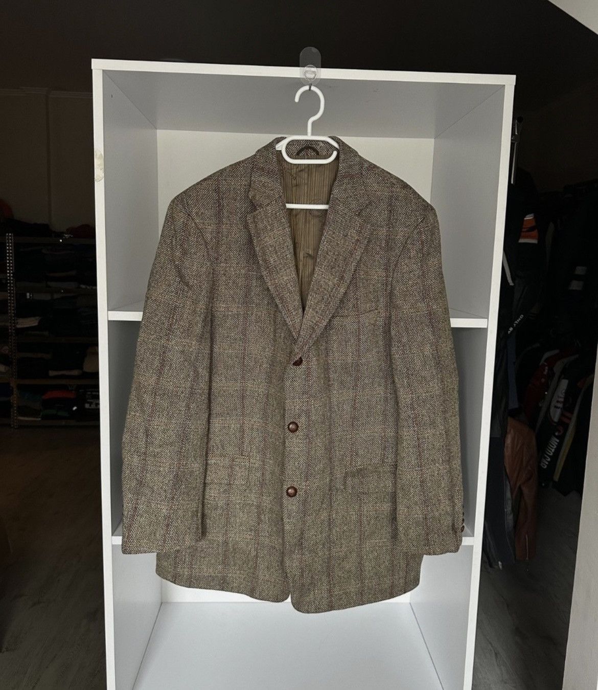 Harris Tweed Vintage Harris Tweed Barutti Wool Men’s Blazer Jacket Sz XL Size US XL / EU 56 / 4 - 1 Thumbnail
