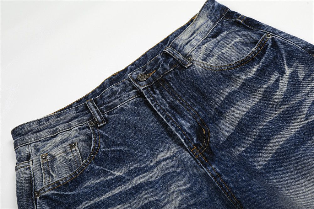 Vintage American Retro Faded-Wash Flared Jeans Size US 32 / EU 48 - 3 Thumbnail