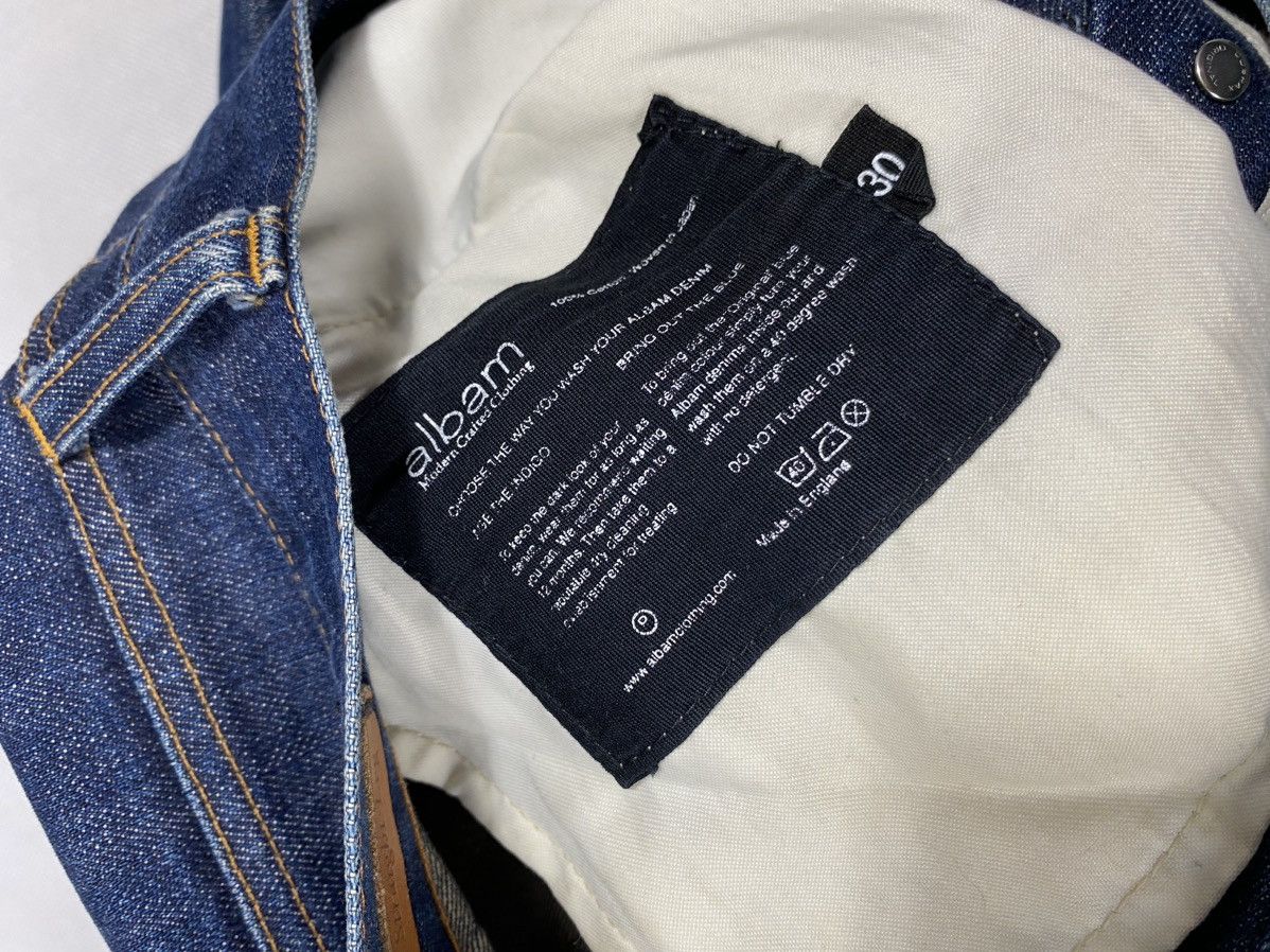 Albam Albam denim jeans size 30 with selvedge 🔥 Size US 30 / EU 46 - 6 Thumbnail
