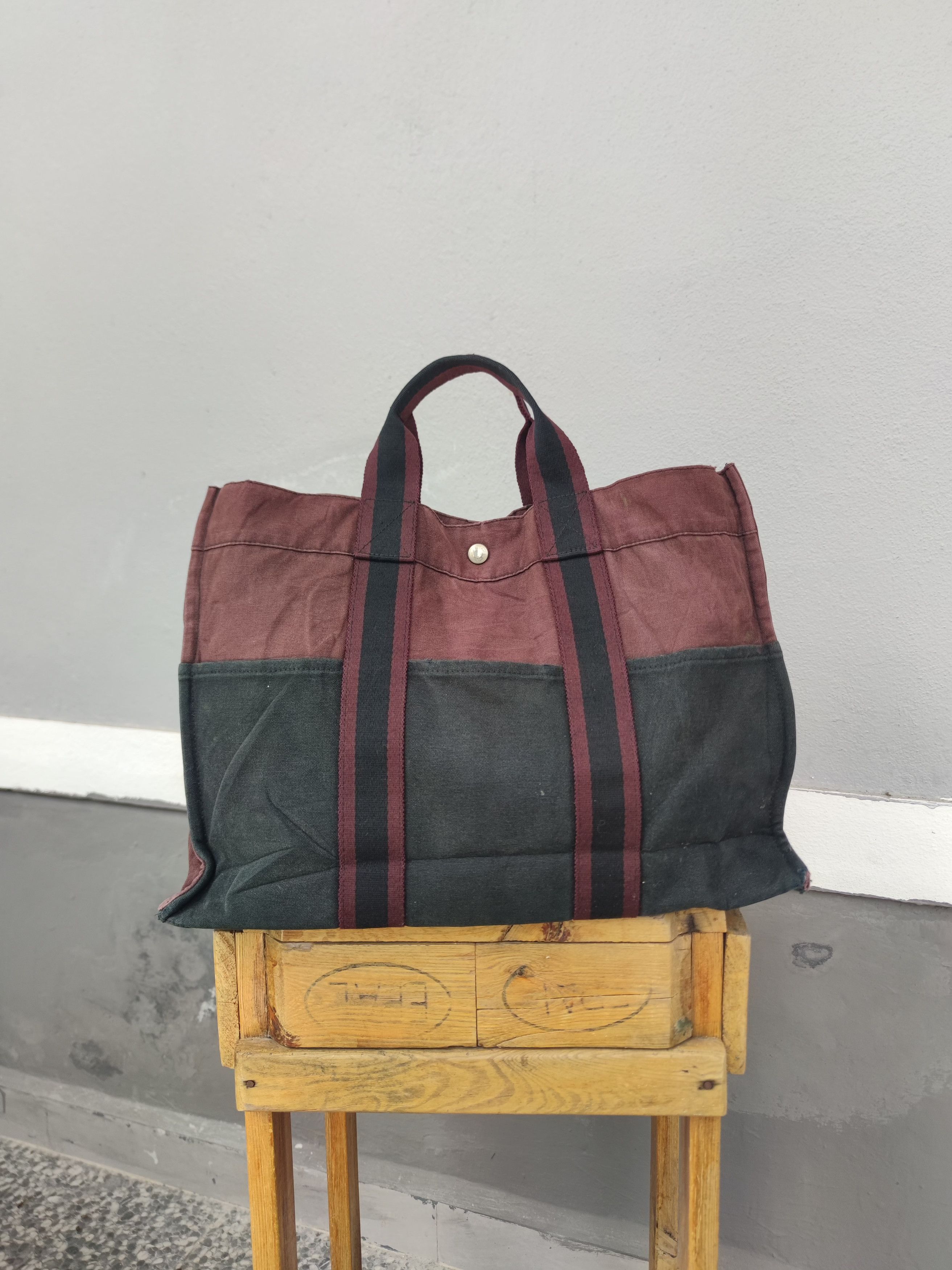 Hermes Vintage Authentic Hermes Fourre Tout Canvas Bag Size ONE SIZE - 1 Thumbnail