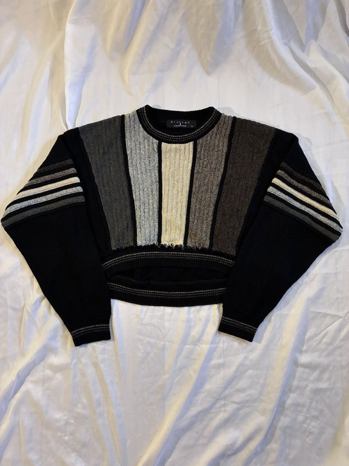 Protege Vintage Protege Collection Coogi Style 3D Knit Sweater Size L / US 10 / IT 46 - 3 Thumbnail
