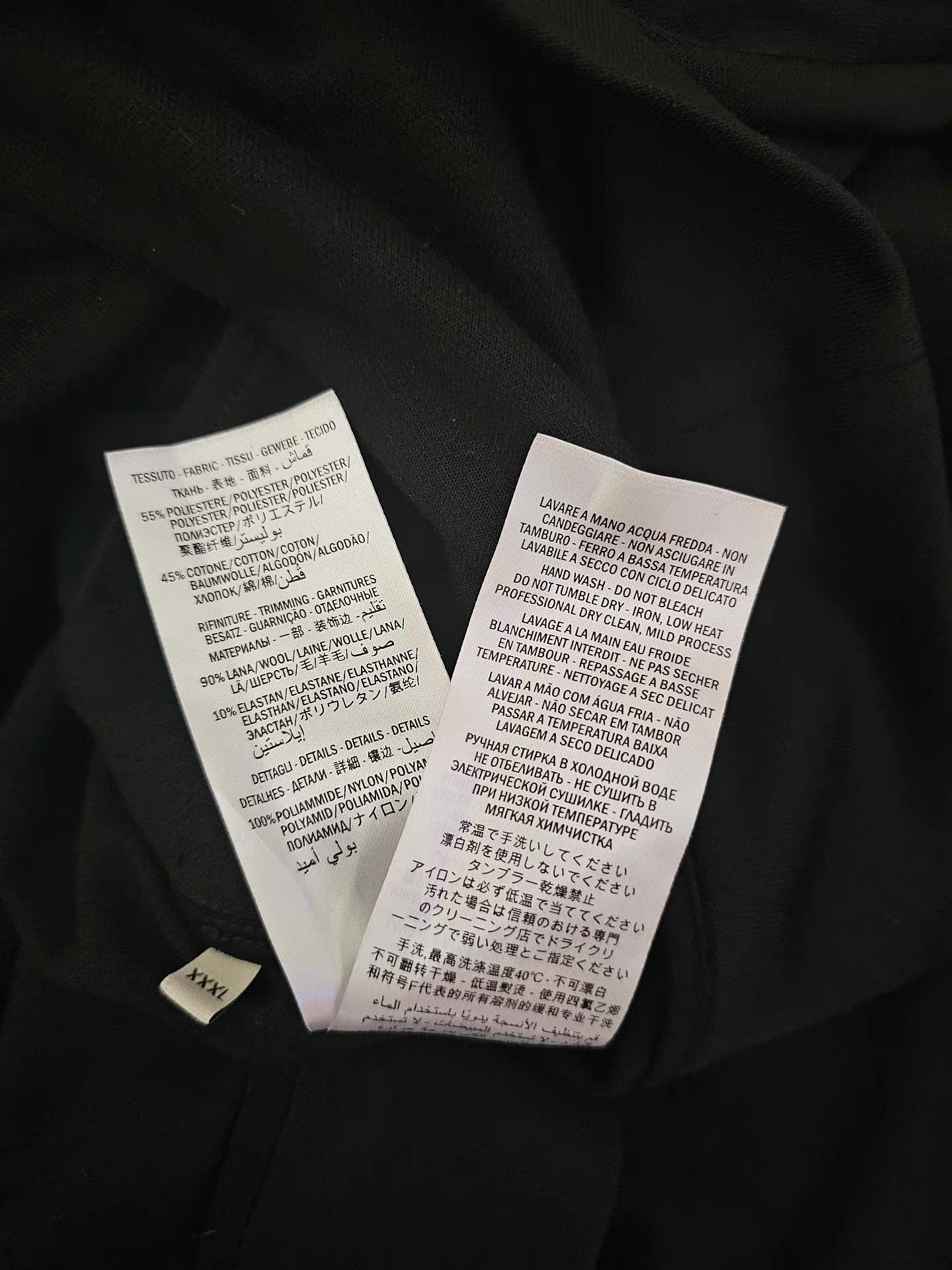 Balmain Balmain Men's Black & White Patchwork Sweatshirt, Q4 Size US S / EU 44-46 / 1 - 7 Thumbnail