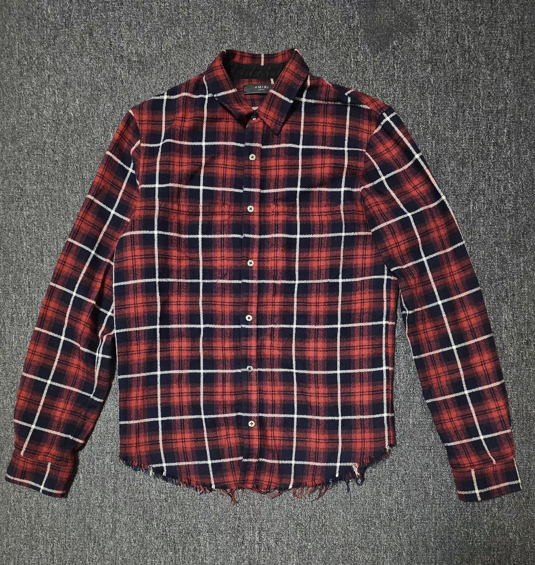 Amiri Amiri Red Plaid Shirt, Q4 Size US M / EU 48-50 / 2 - 1 Thumbnail