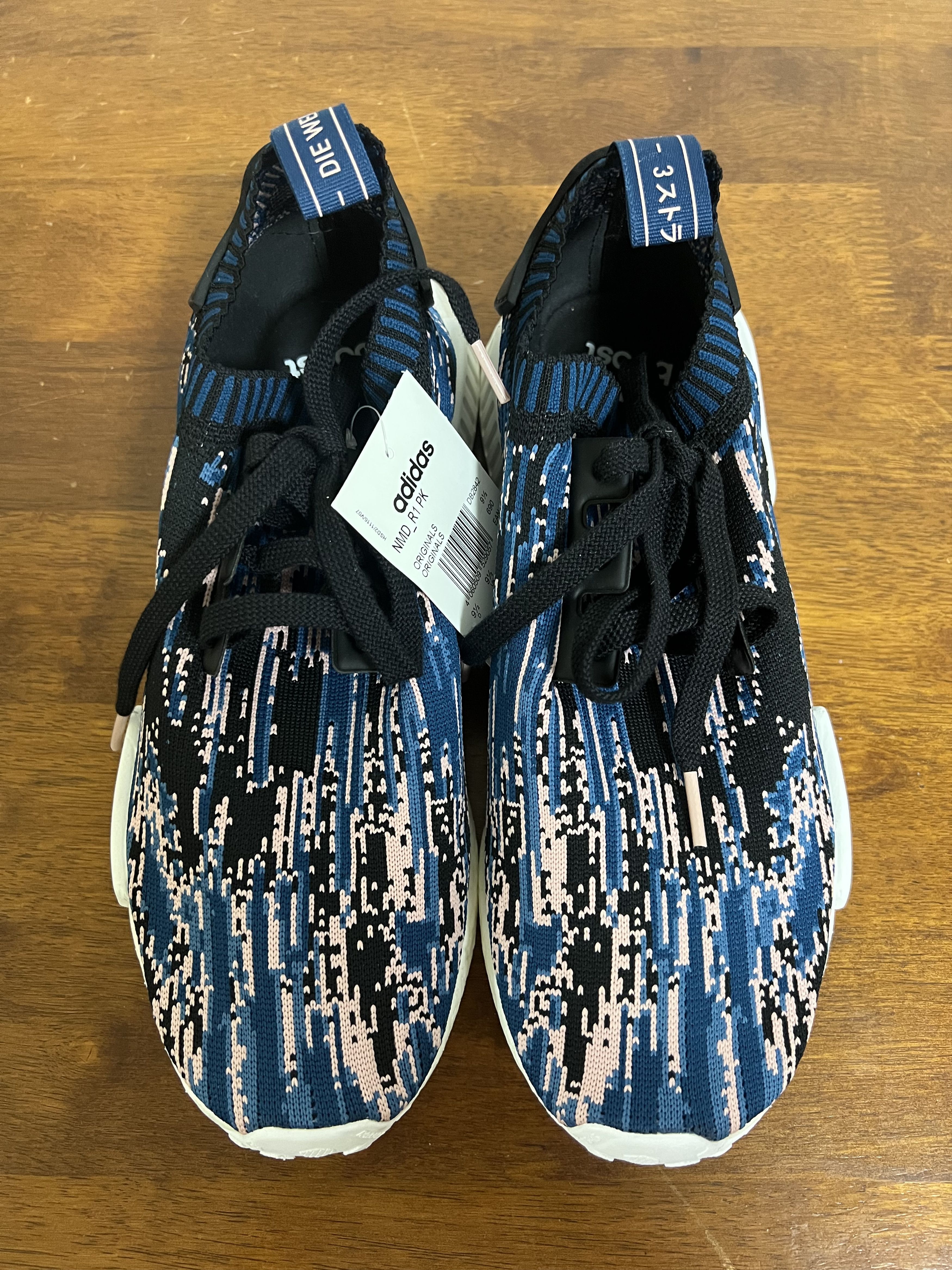 Adidas × Sneakersnstuff 💚 2018 Sneakersnstuff x Adidas NMD R1 Datamosh 2.0 Blue Size US 10 / EU 43 - 7 Thumbnail