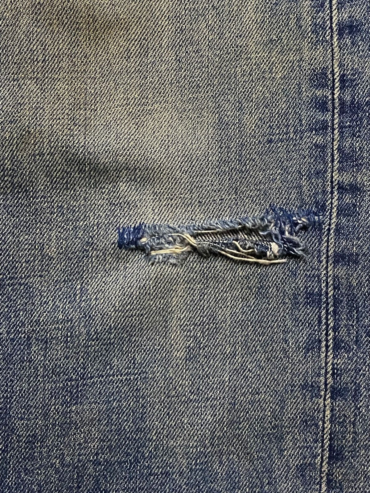 Edwin Vintage Japanese Edwin 505 Mud Wash Selvedge Loose Jeans Size US 36 / EU 52 - 12 Thumbnail