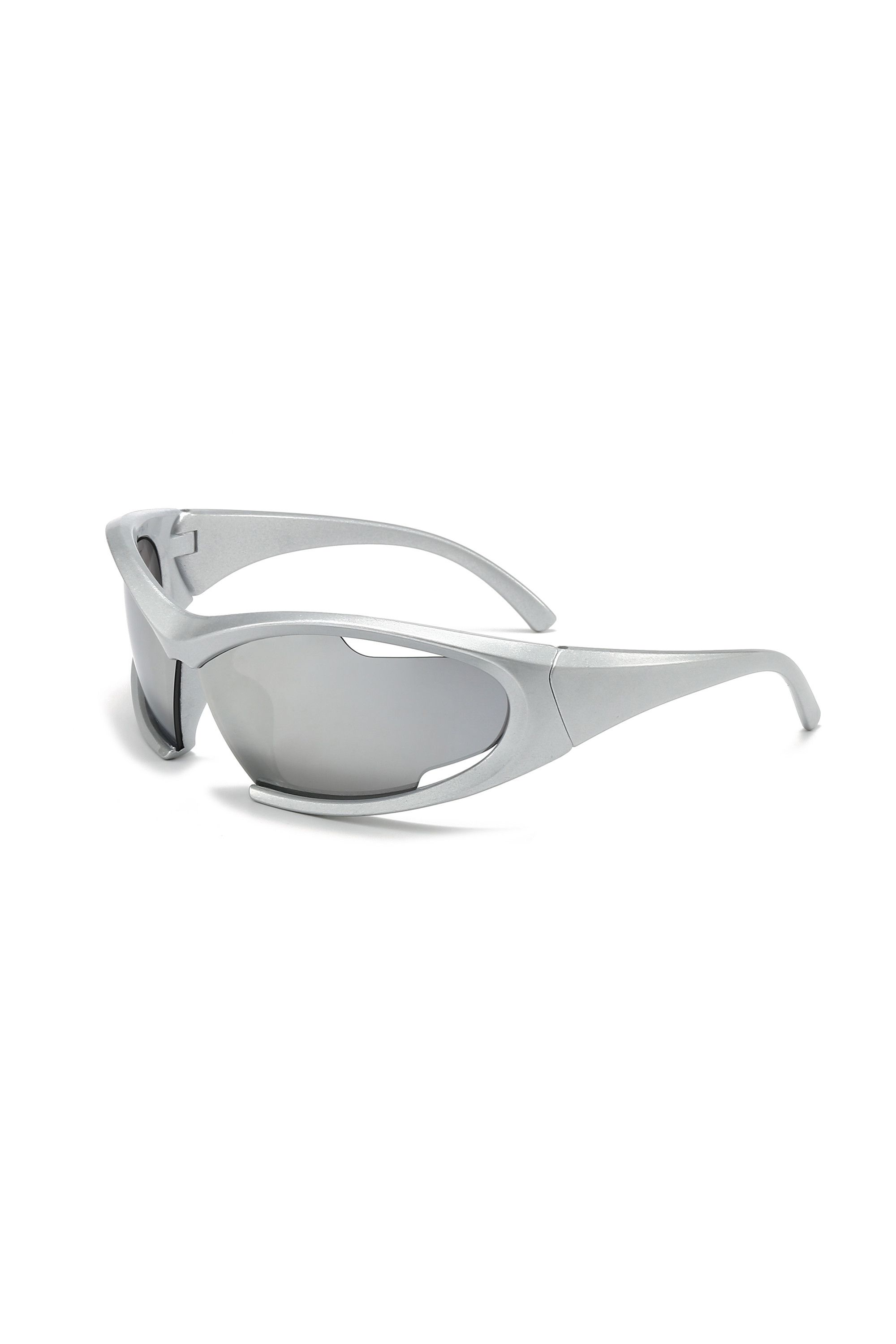 Japanese Brand Y2k Avant Garde Futuristic Silver Black Sunglasses Unisex OS Size ONE SIZE - 7 Thumbnail