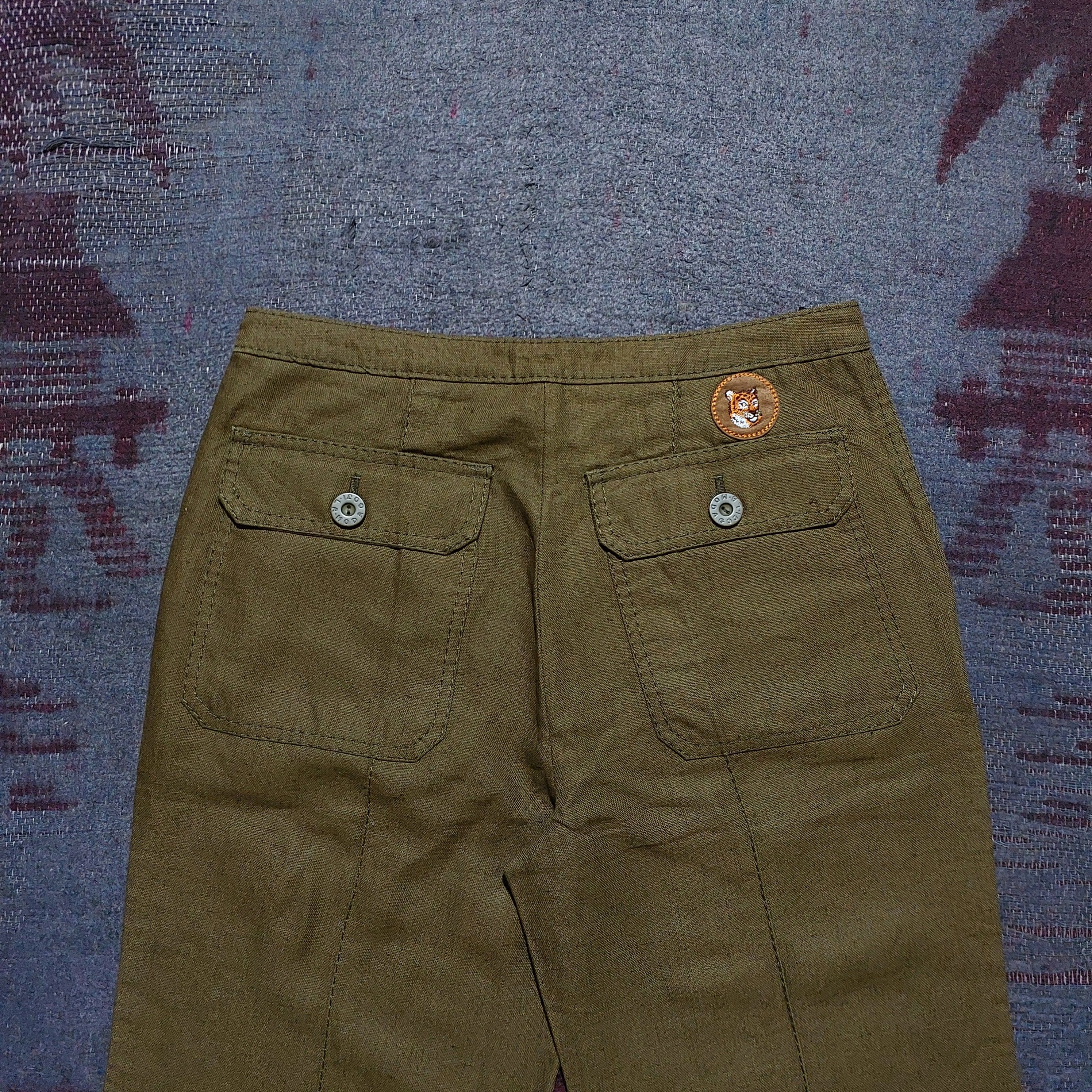 GOA La moda goji wide fatique lined flared pants Size US 28 / EU 44 - 4 Thumbnail