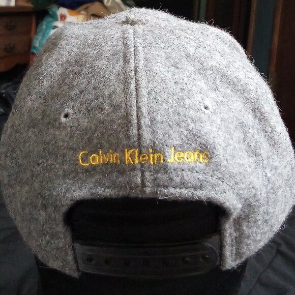 Calvin Klein Vintage Calvin Klein Jeans Snap Hat Cap Wool Size ONE SIZE - 4 Thumbnail