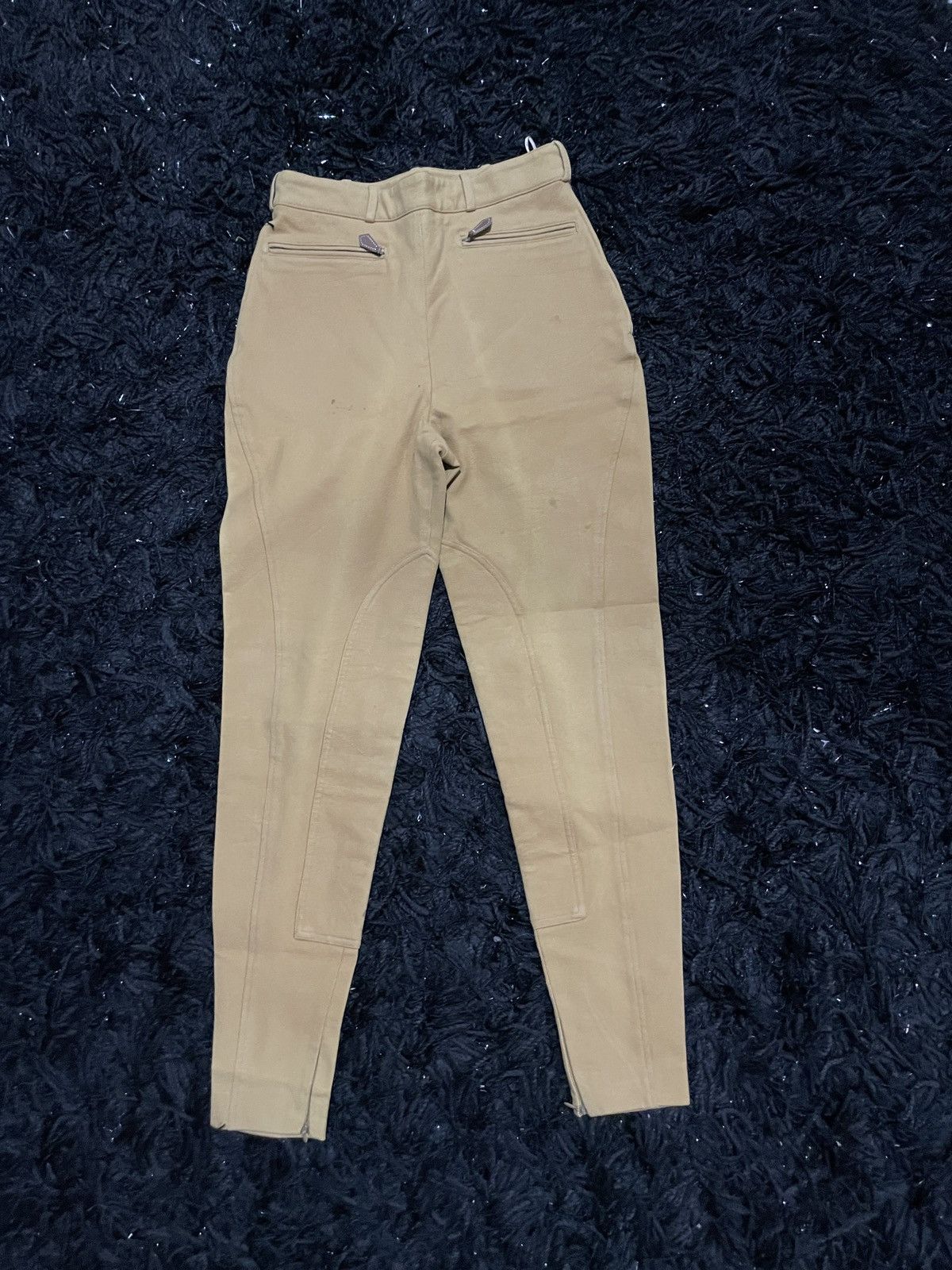 Designer × Hermes × Vintage HERMES- PARIS Equestrian Windowpane Riding Jodphur Pants Size 28" / US 6 / IT 42 - 5 Thumbnail