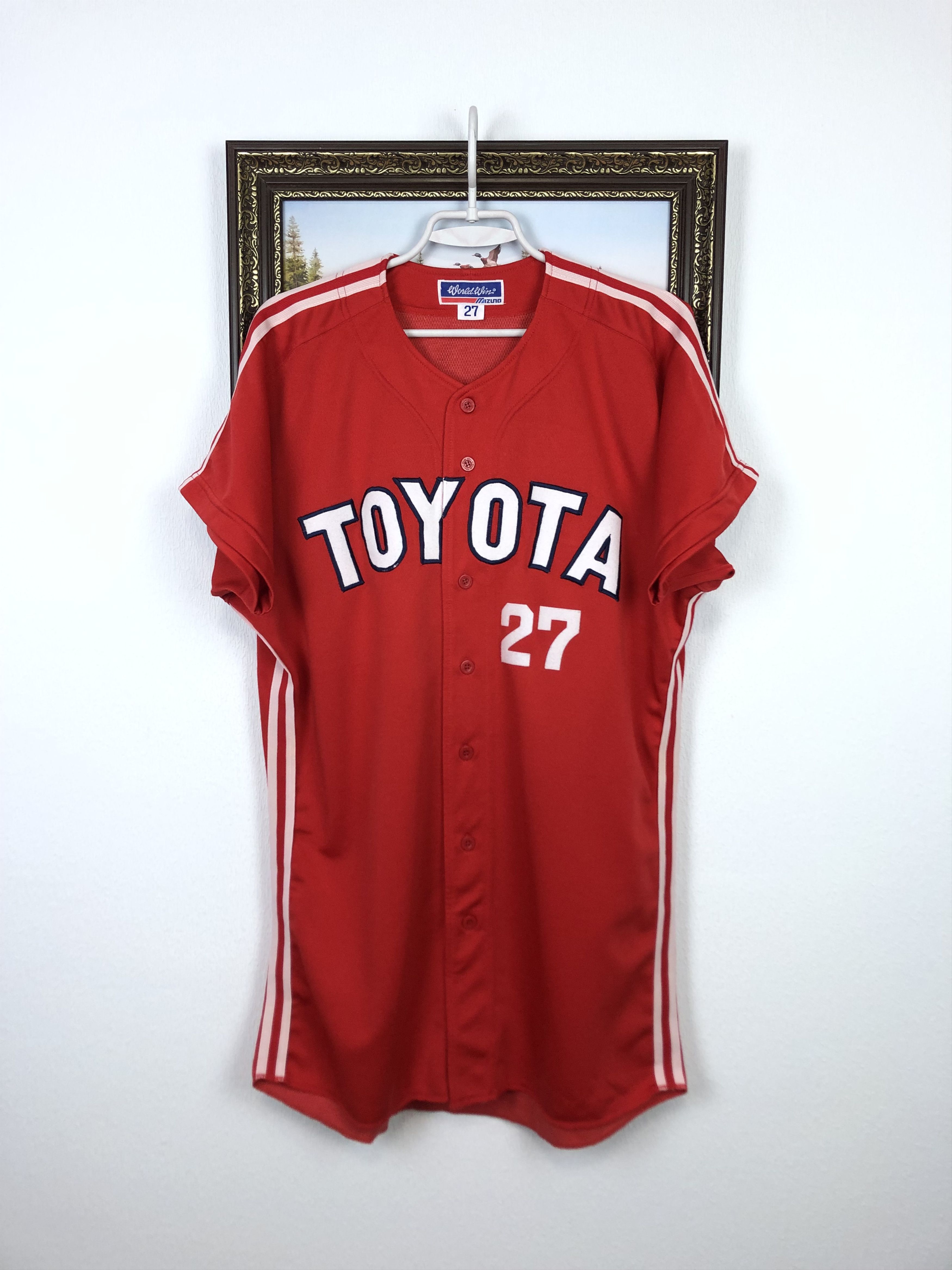 Vintage Vintage Racing Toyota NASCAR Shirt Red Jersey Button Up Tee Size US L / EU 52-54 / 3 - 1 Thumbnail