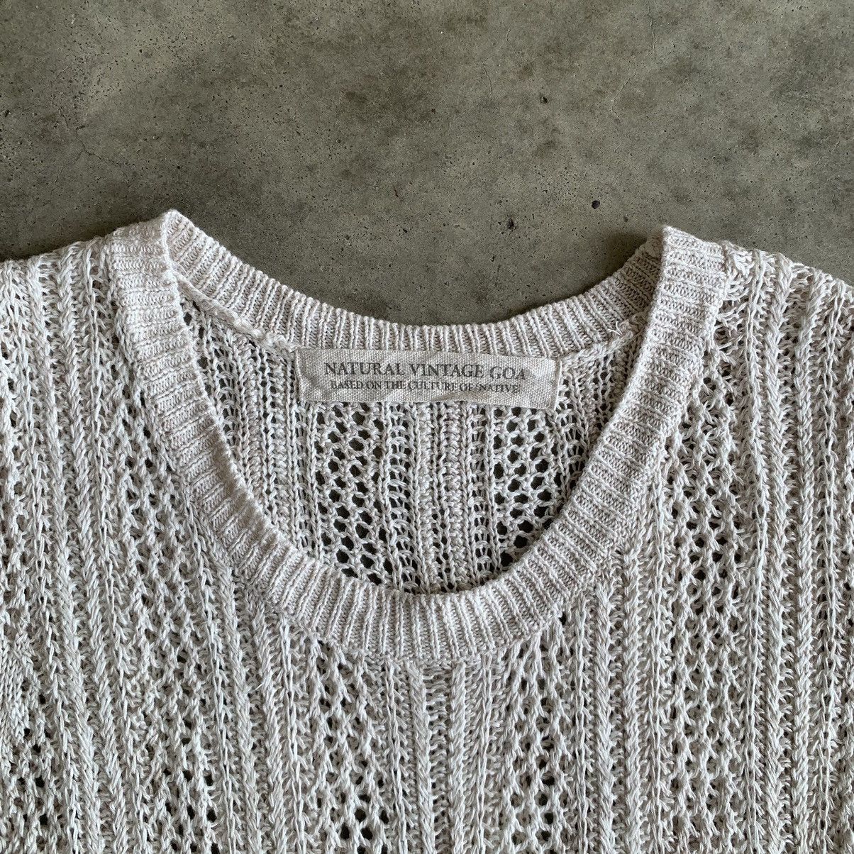 GOA Natural Vintage Goa Avant Garde Design Sleeveles Knitwear Size US S / EU 44-46 / 1 - 7 Thumbnail