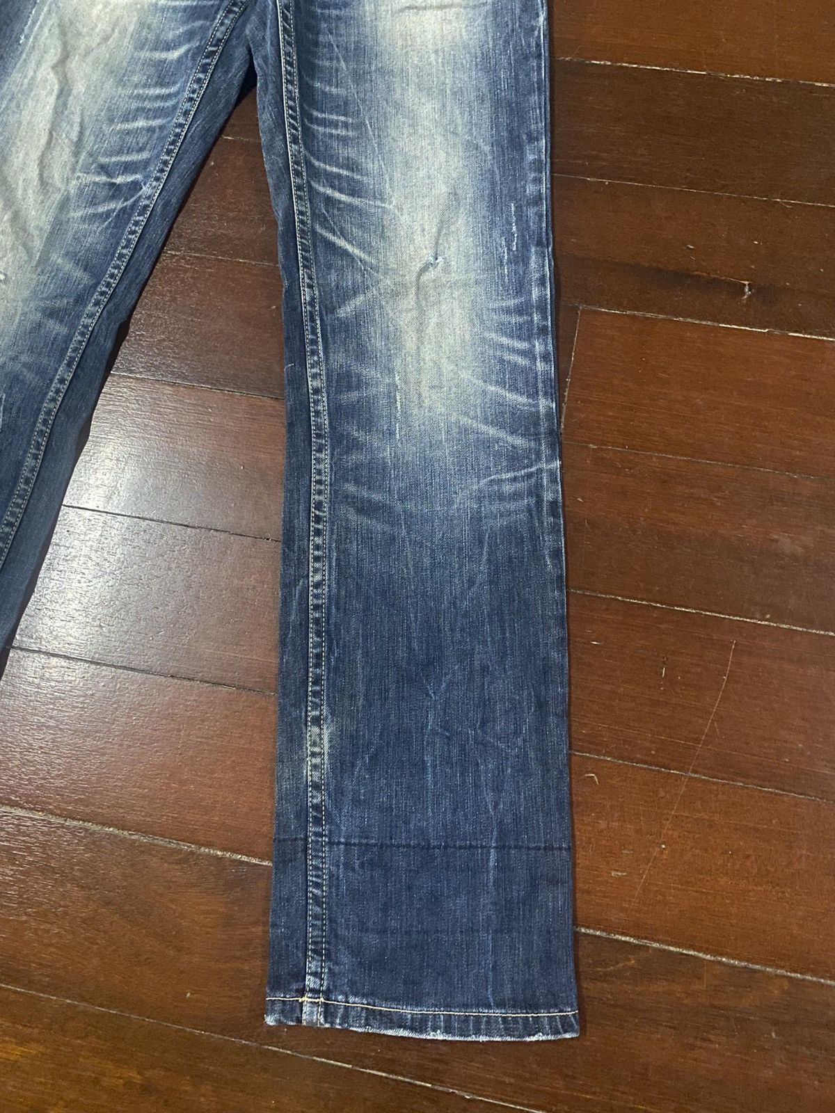 If Six Was Nine Flare Red Papper If six Was Nine Style Buckle Back Denim ☠️🎌 Size US 34 / EU 50 - 4 Thumbnail