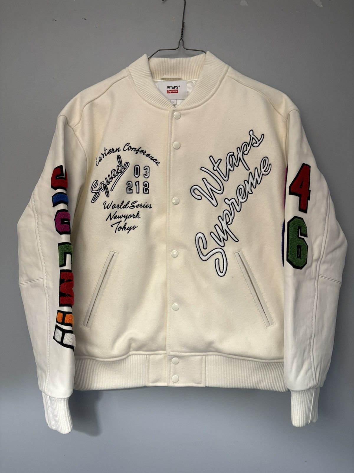 Supreme Supreme AEON Flux Varsity Jacket | Grailed