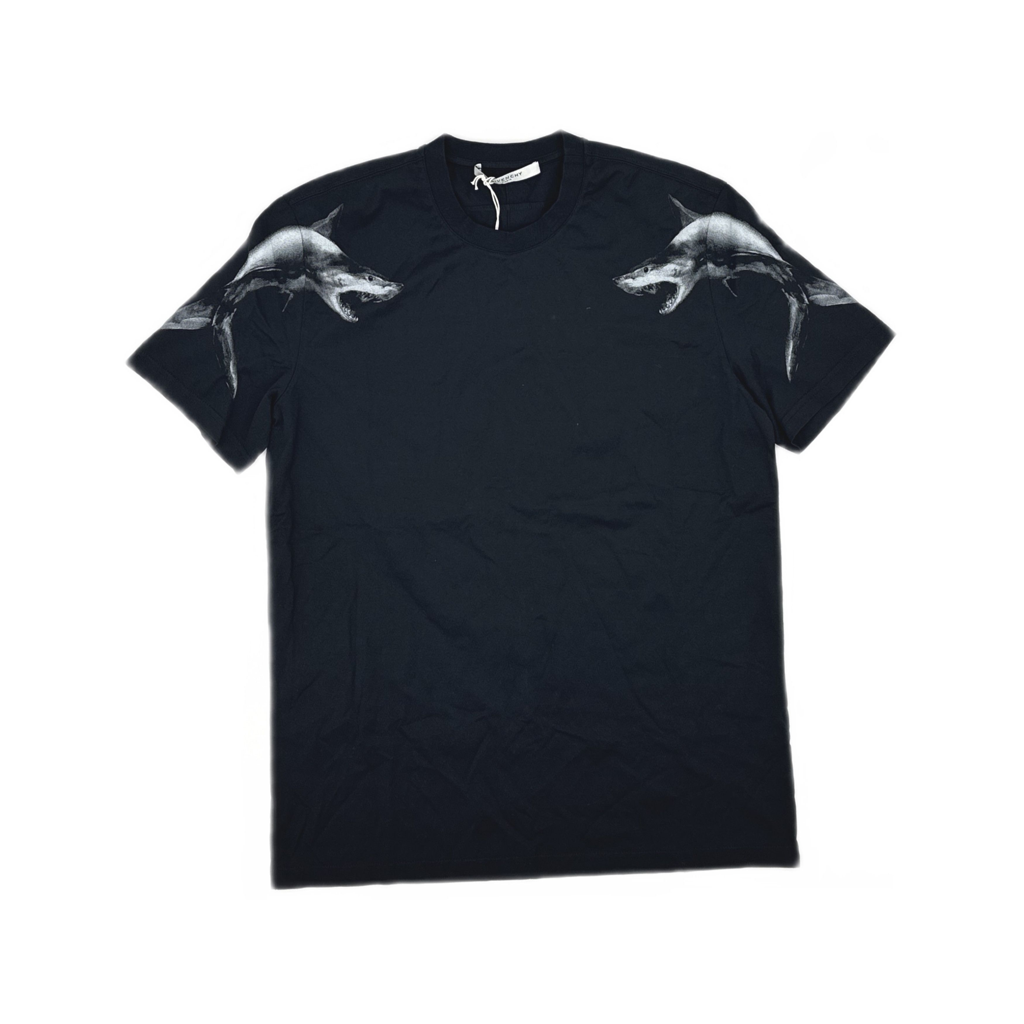 Givenchy Givenchy Shark Print T-Shirt Size L Size US L / EU 52-54 / 3 - 1 Thumbnail