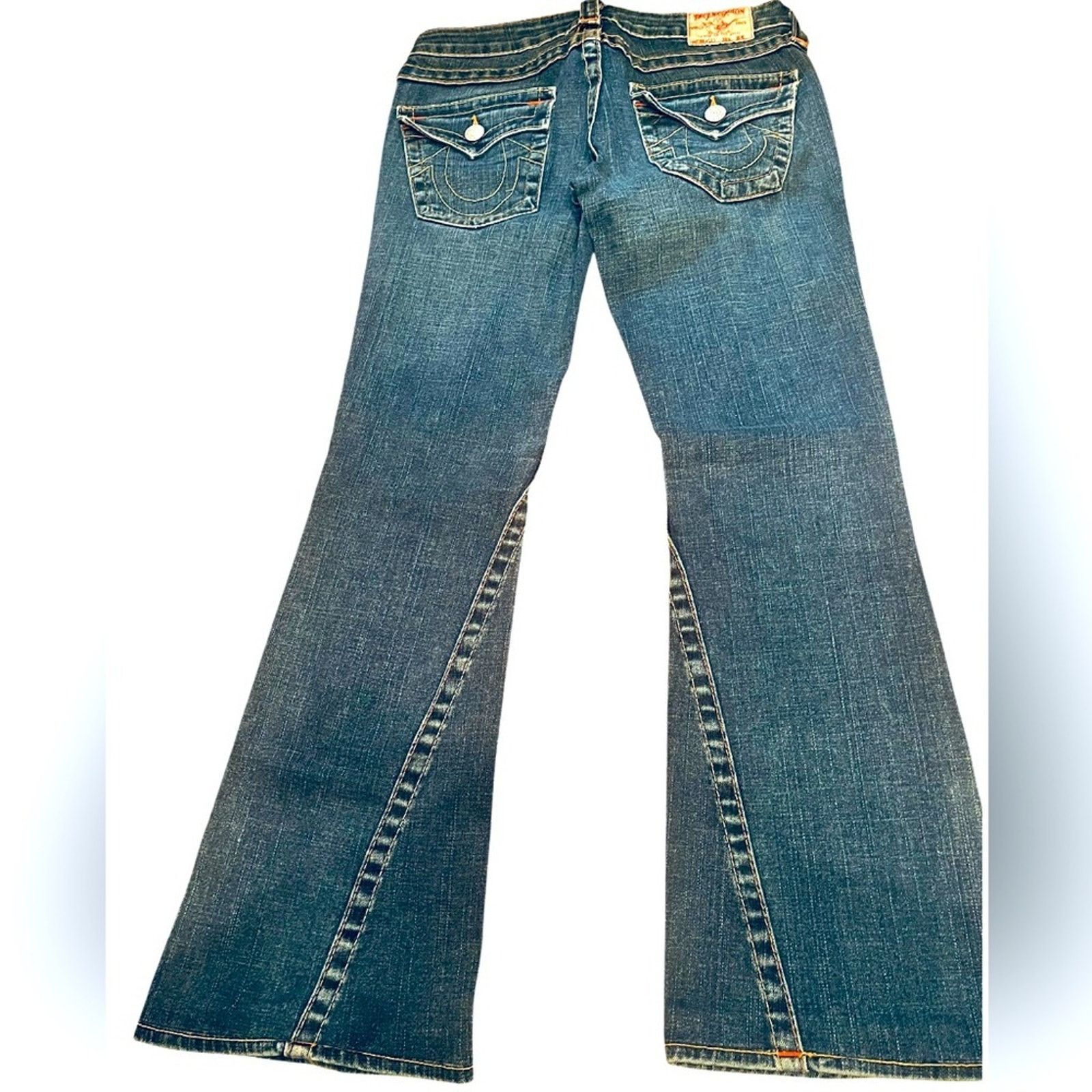 True Religion True Religion Y2K 503 dark wash blue jeans, size 28 Size 28" / US 6 / IT 42 - 9 Thumbnail