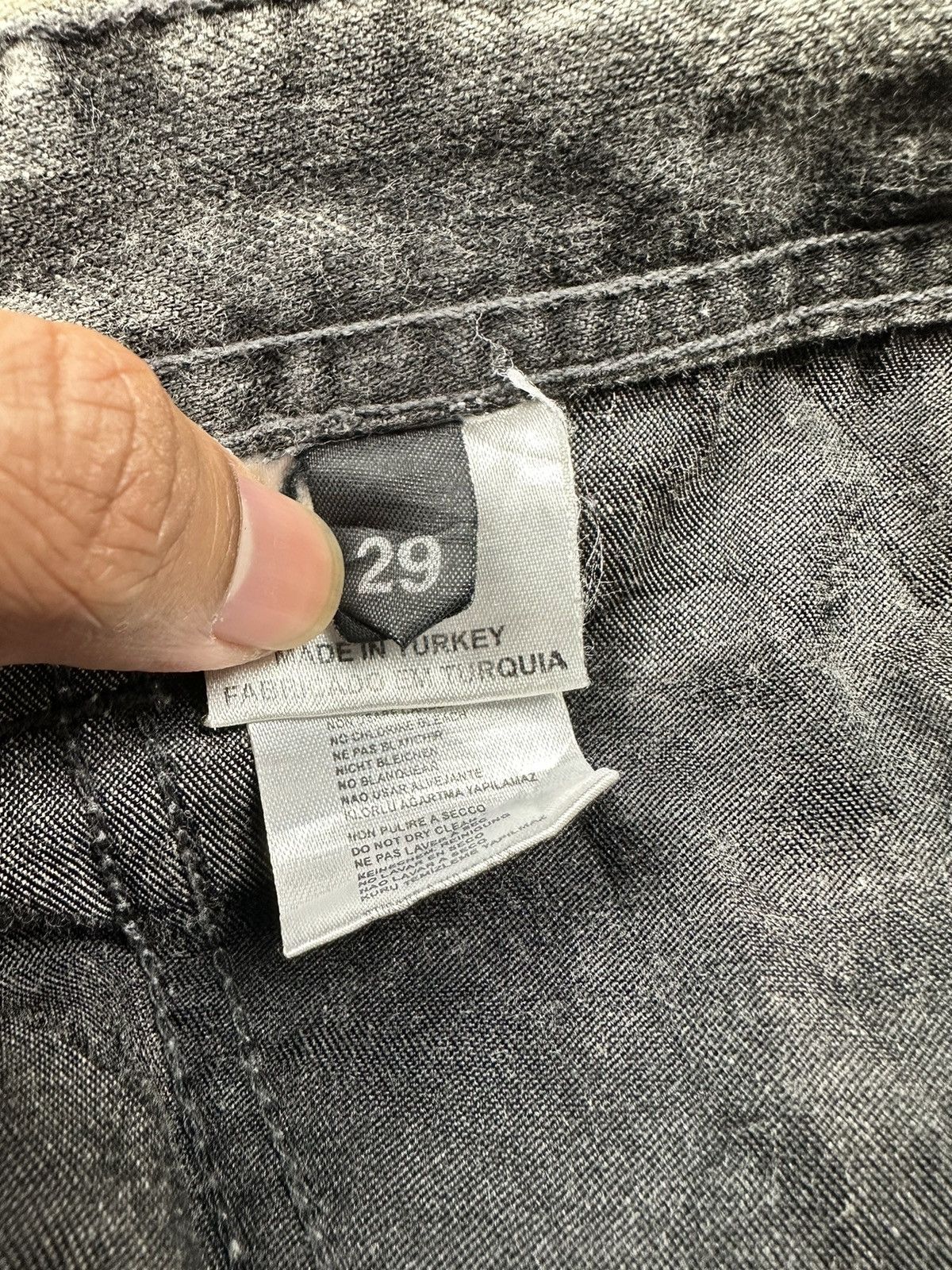 Diesel Vintage Diesel 55 Fifty Five DSL Smokey Washed Denim Size US 32 / EU 48 - 13 Thumbnail