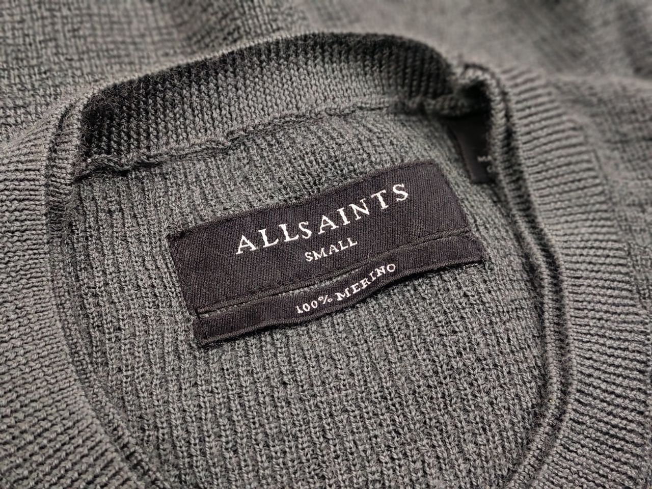 Allsaints Allsaints ivar merino wool crew neck knit jumper Sweater Size US S / EU 44-46 / 1 - 10 Thumbnail