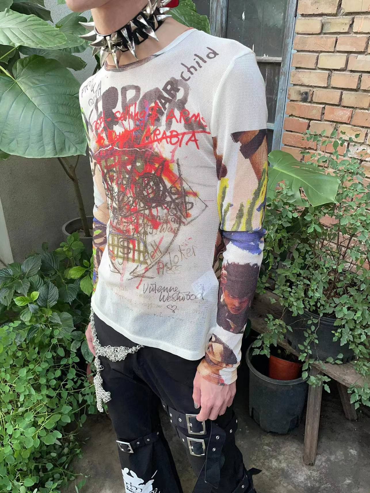 Vivienne Westwood Rare Vivienne Westwood Mesh Top Archive Punk