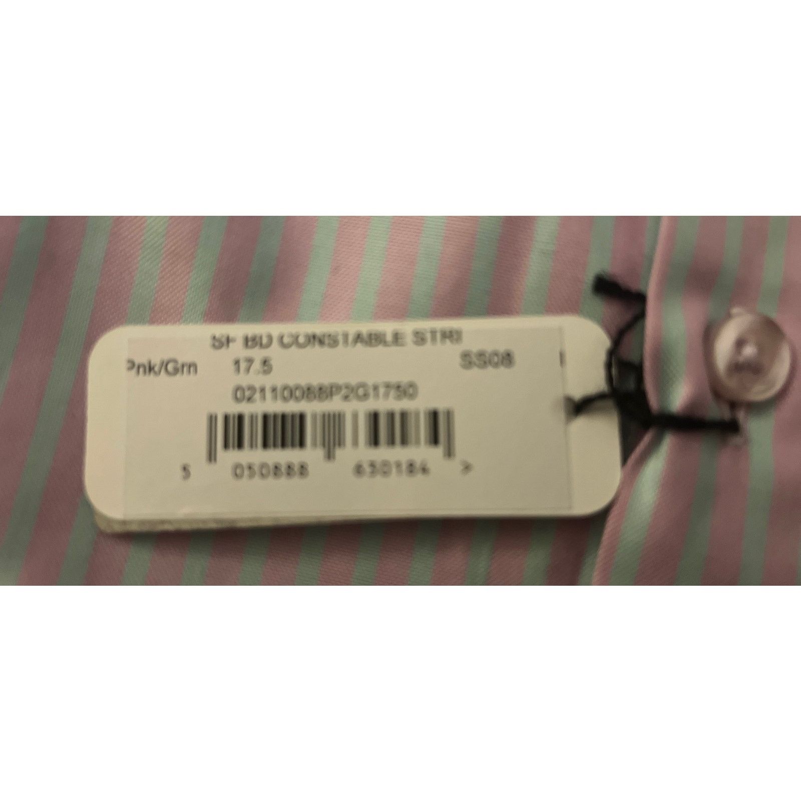 Thomas Pink Thomas Pink Slim Fit 17.5 / 44 cm Button Down Dress Shirt Size US S / EU 44-46 / 1 - 7 Thumbnail