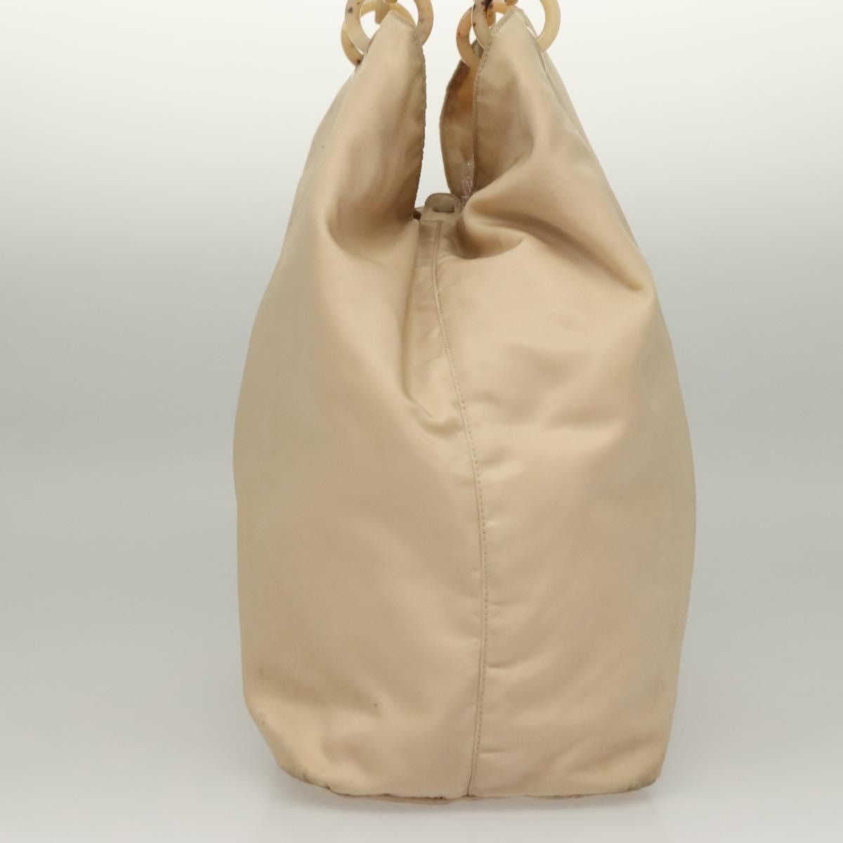 Prada PRADA Hand Bag Nylon Beige Silver Size ONE SIZE - 5 Thumbnail