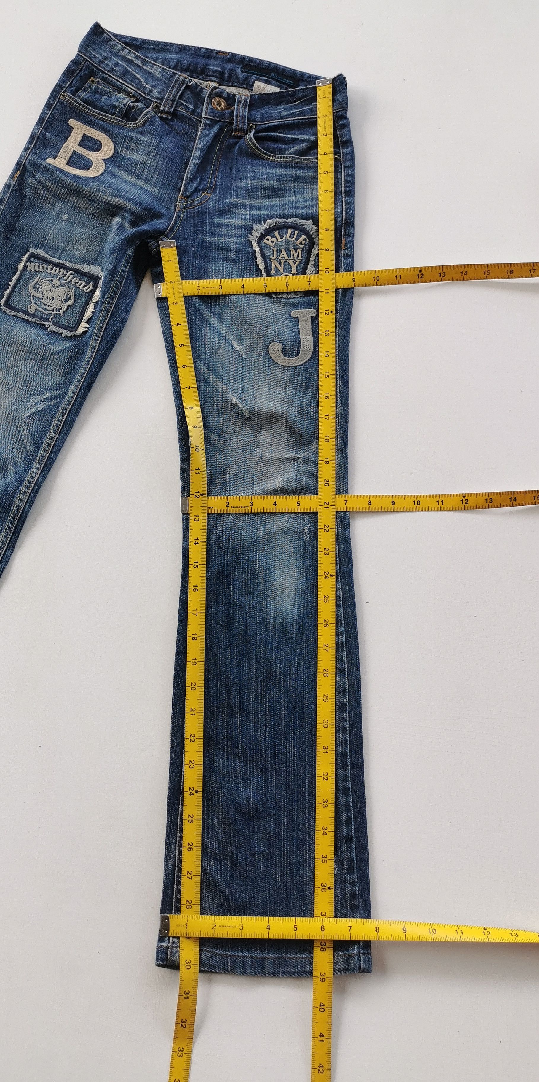 Flare Patches Motorhead Jeans