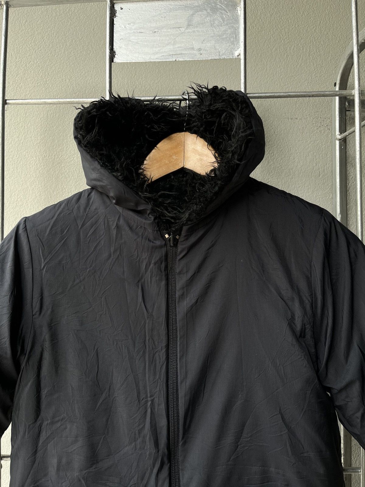 DKNY DKNY Shaggy black Faux fur jacket. Size ONE SIZE - 10 Thumbnail