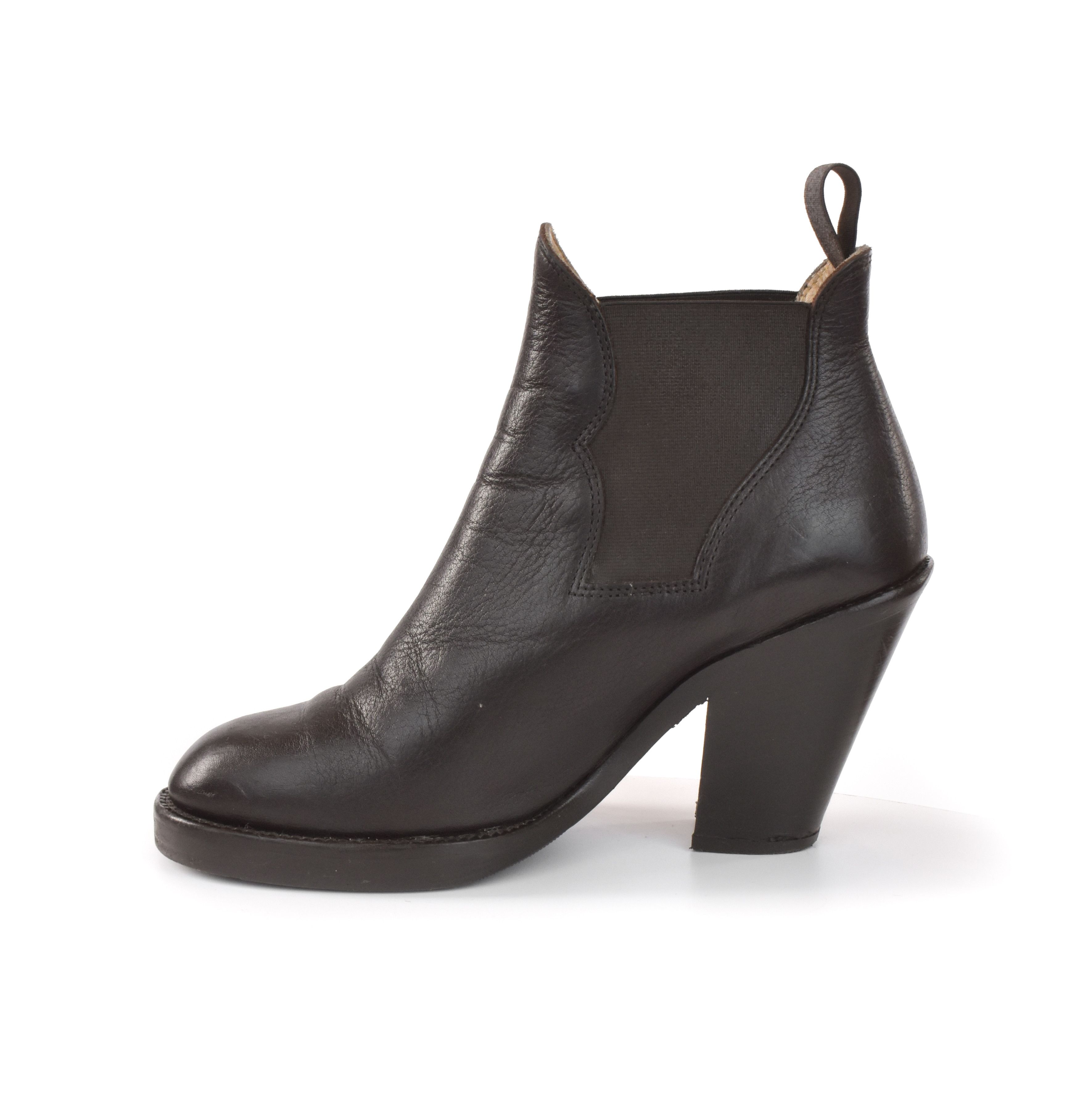 Acne Studios ACNE STUDIOS High Heel Chelsea Ankle Boots Leather Shoes Size US 7 / IT 37 - 4 Thumbnail