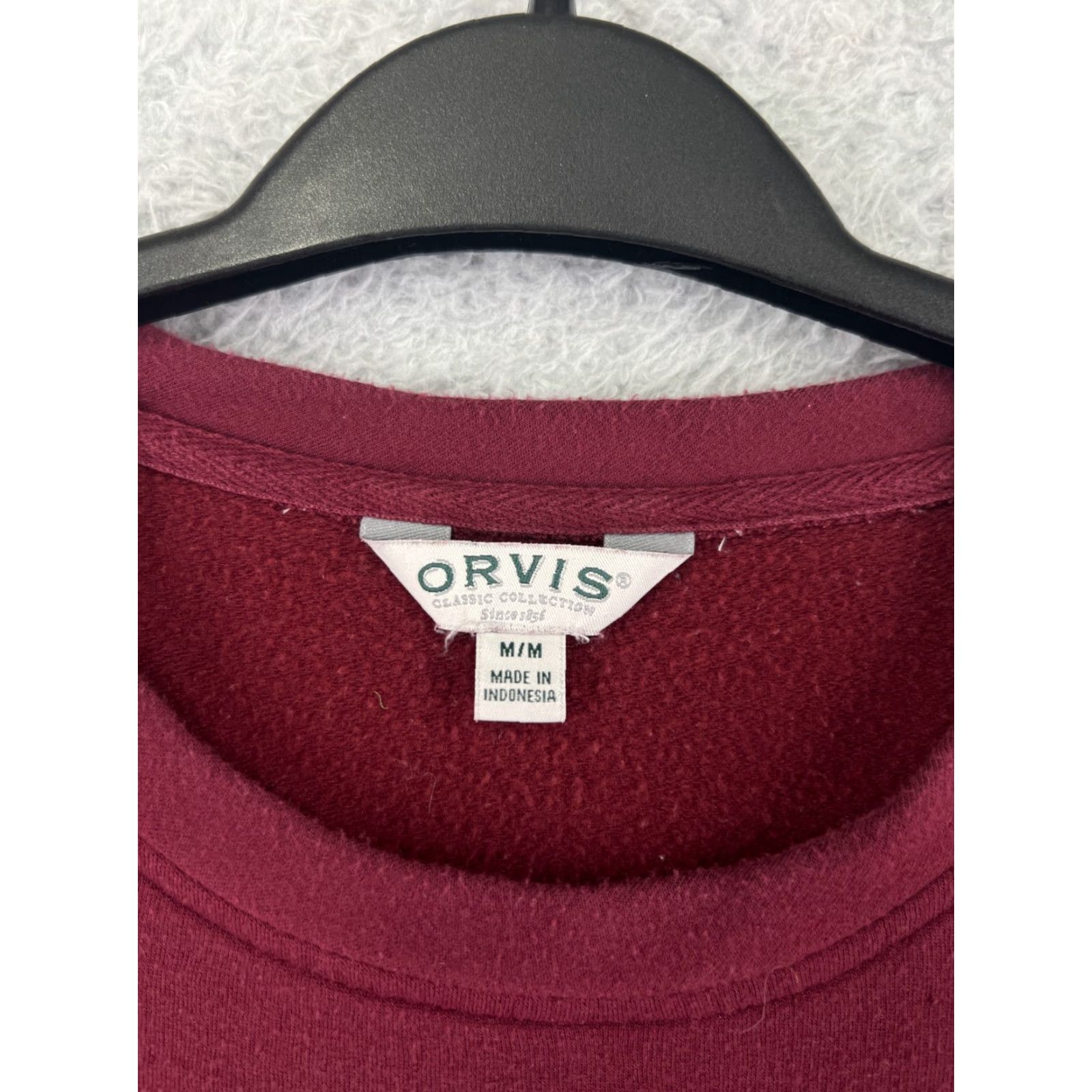 Orvis Orvis Sweater Men M Red Crew Neck Modal Knit Pullover All Seasons Casual Brand Mens Size M Red Size US M / EU 48-50 / 2 - 3 Thumbnail