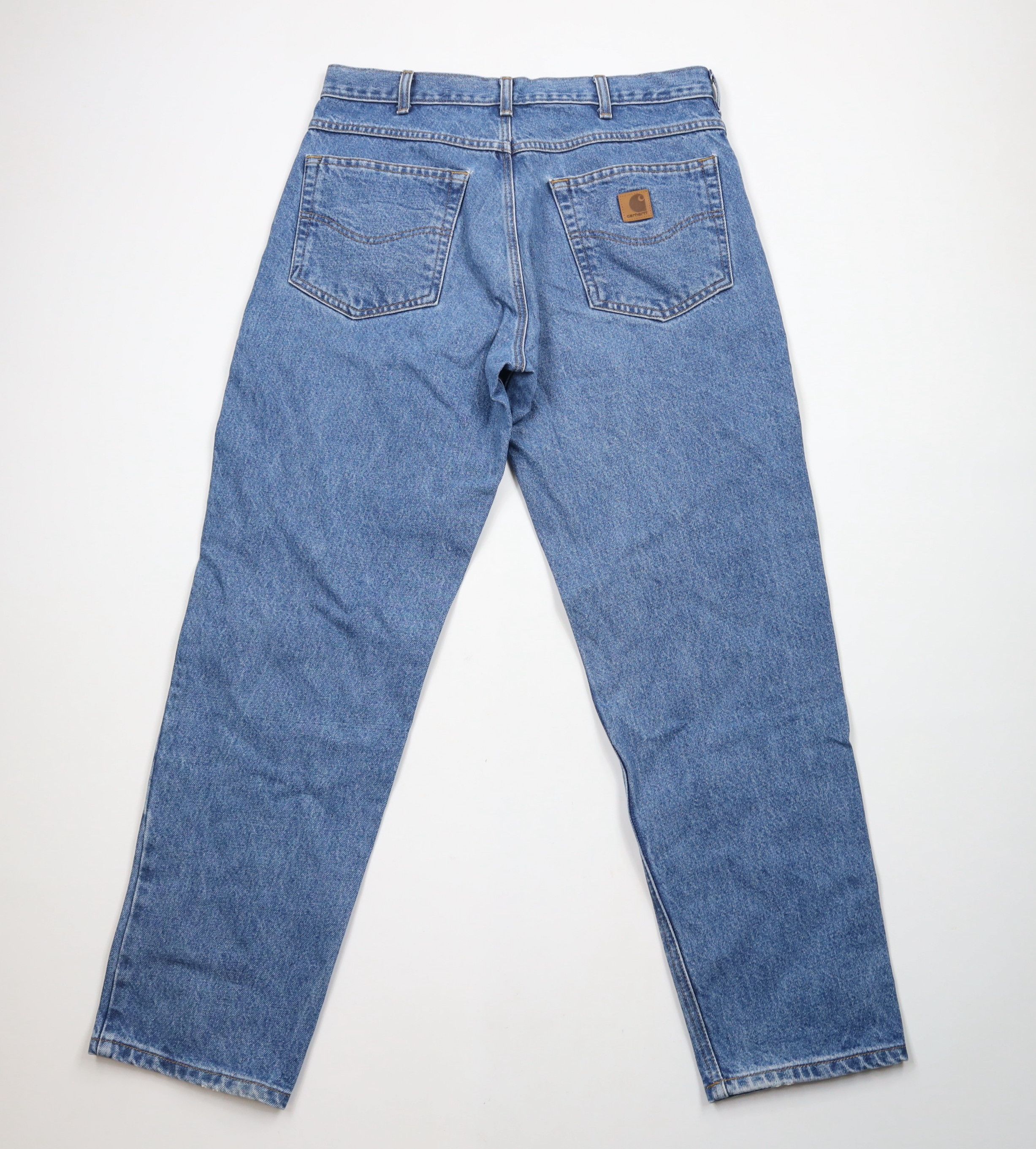 Carhartt × Vintage Vintage Carhartt Spell Relaxed Fit Straight Leg Denim Jeans Size US 34 / EU 50 - 9 Thumbnail