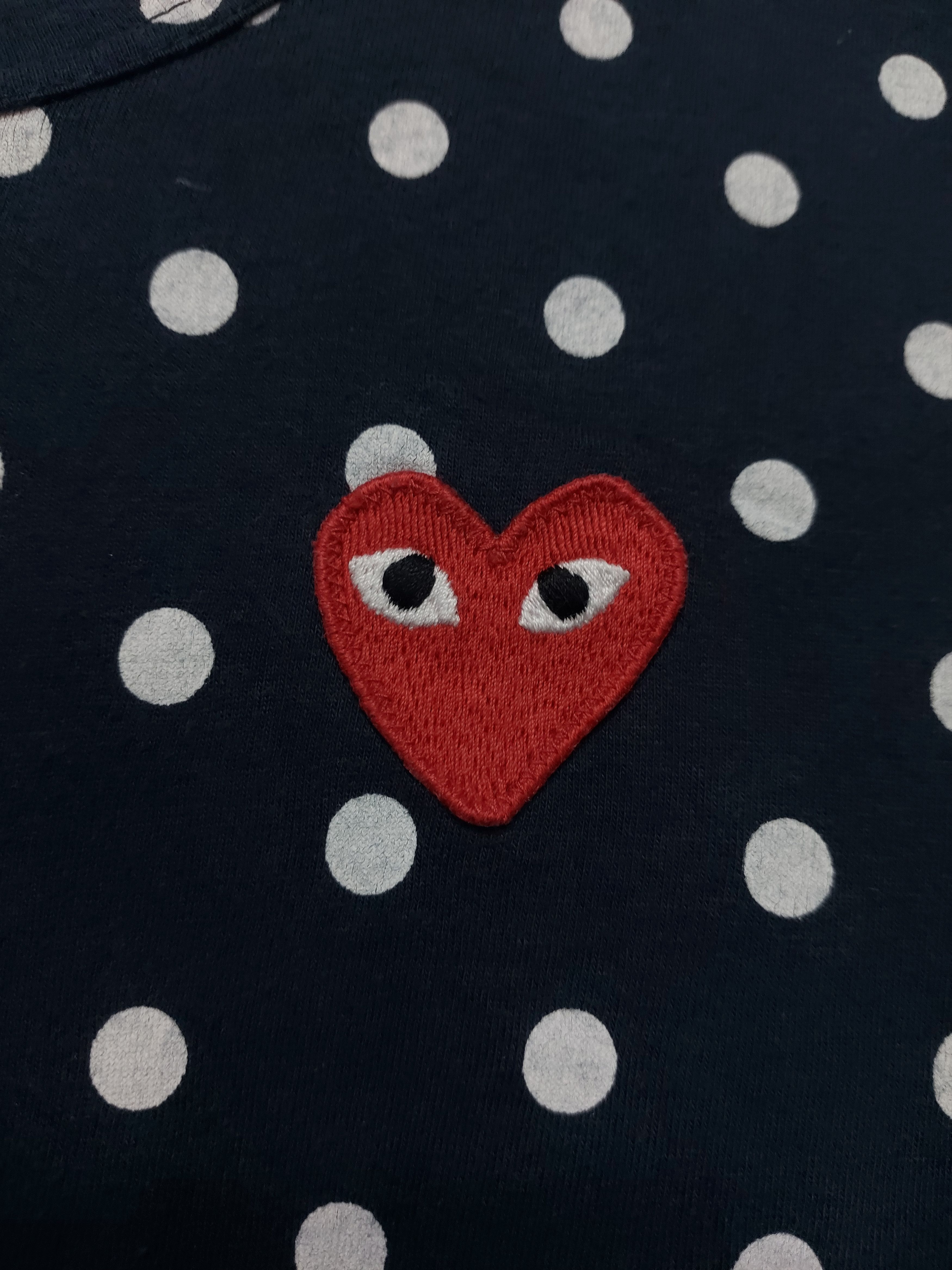 Comme des Garcons COMME DES GARCONS PLAY AD 2013 POLKA DOT LONGSLEVEE Size US S / EU 44-46 / 1 - 2 Thumbnail