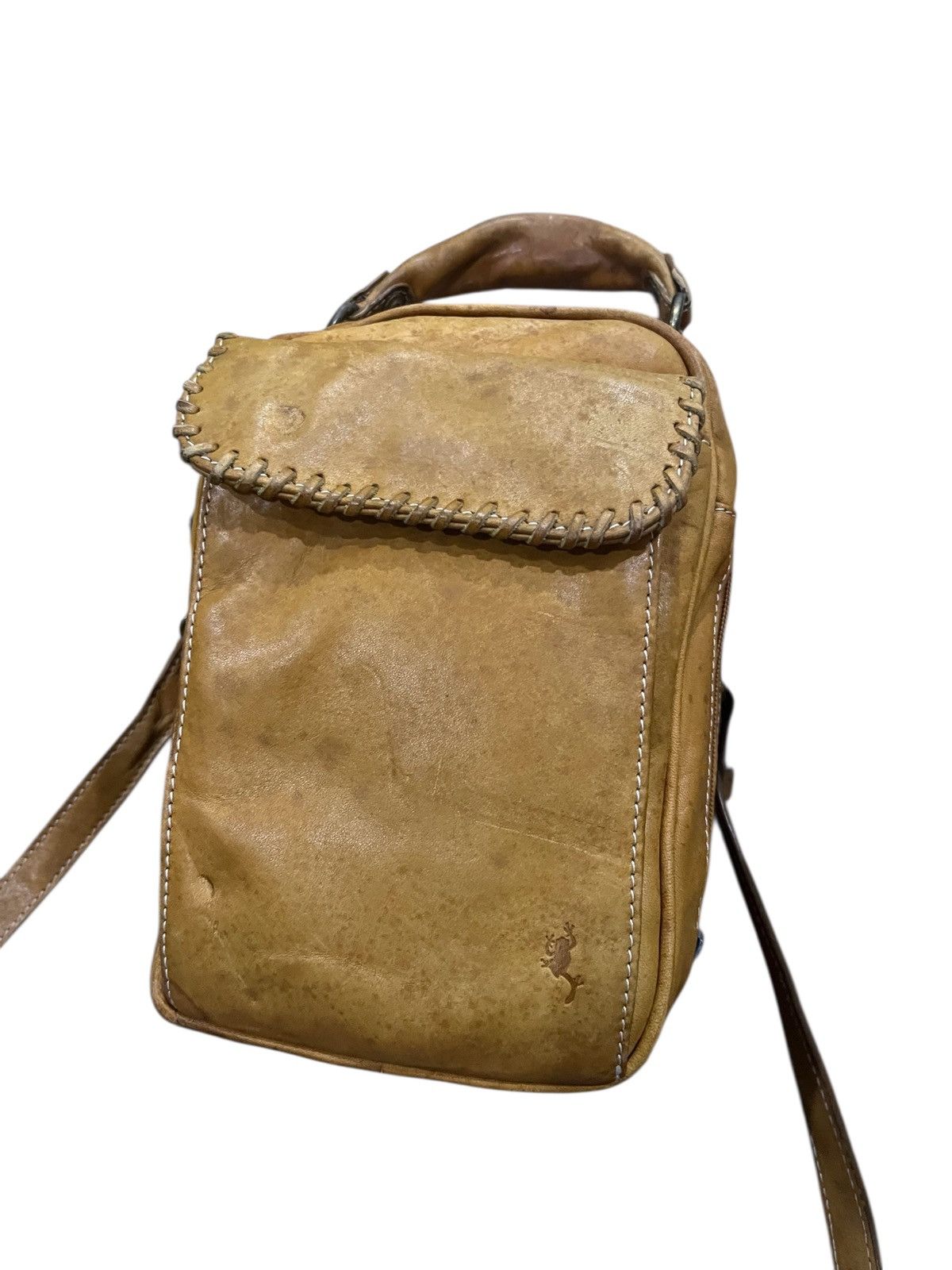 Japanese Brand Vintage cross body bag leather baseball glove leather Size ONE SIZE - 10 Thumbnail