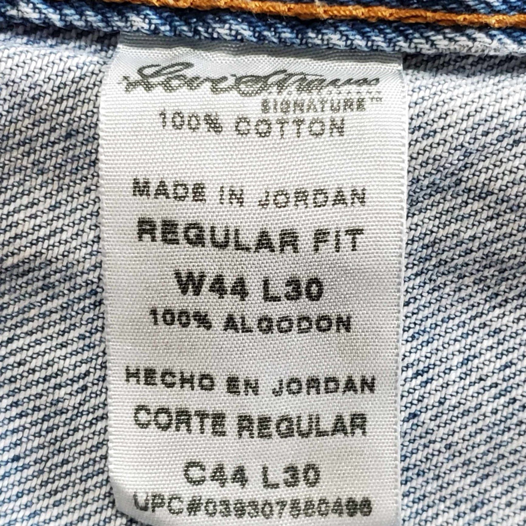Levi's Levi's Strauss Jeans 42 Regular Distressed Blue Straight Mens 29 Inseam Jeans Size US 42 / EU 58 - 3 Thumbnail