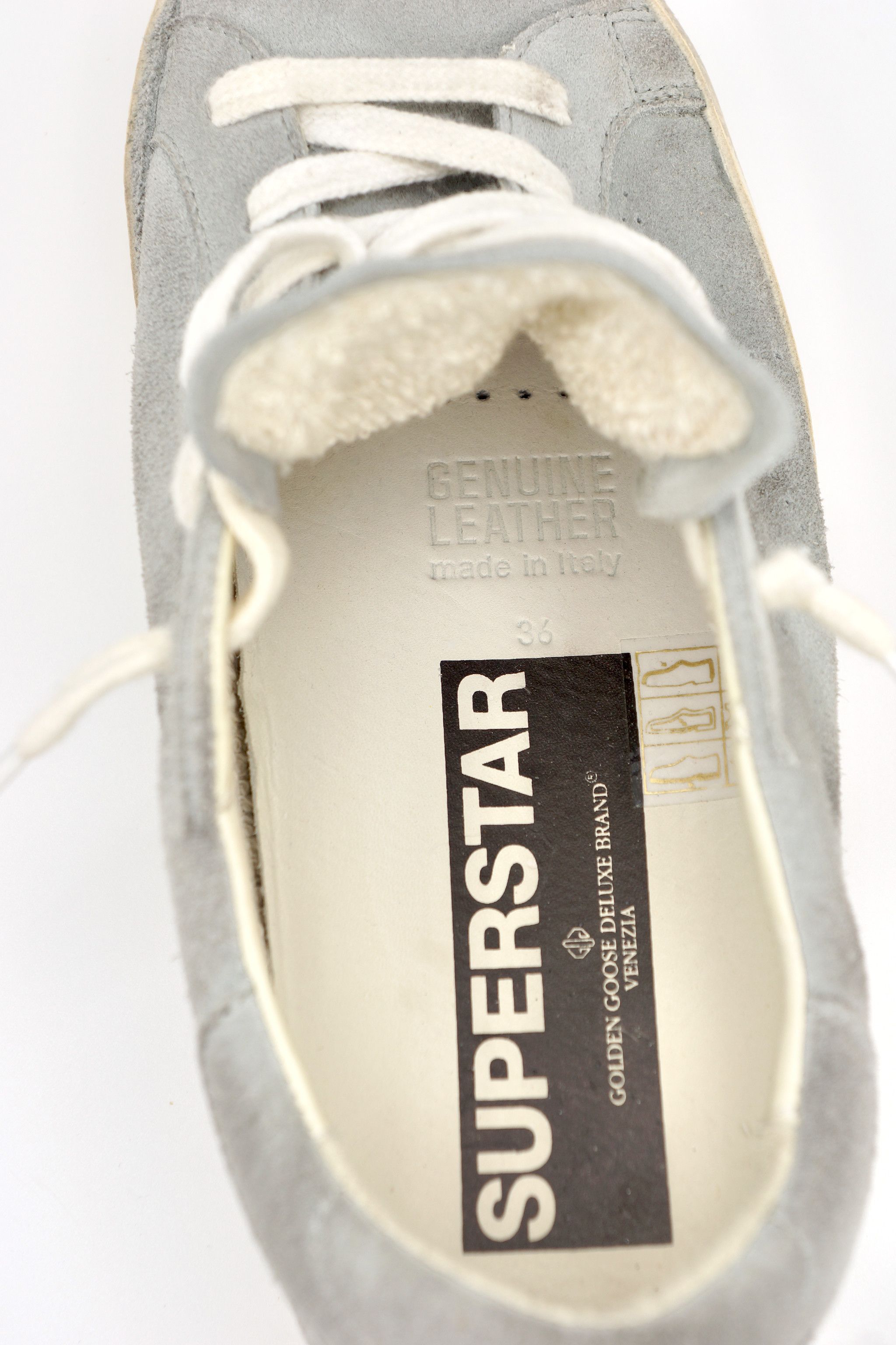 Golden Goose Superstar Gray Suede Sneakers NWOB Size US 6 / IT 36 - 9 Thumbnail