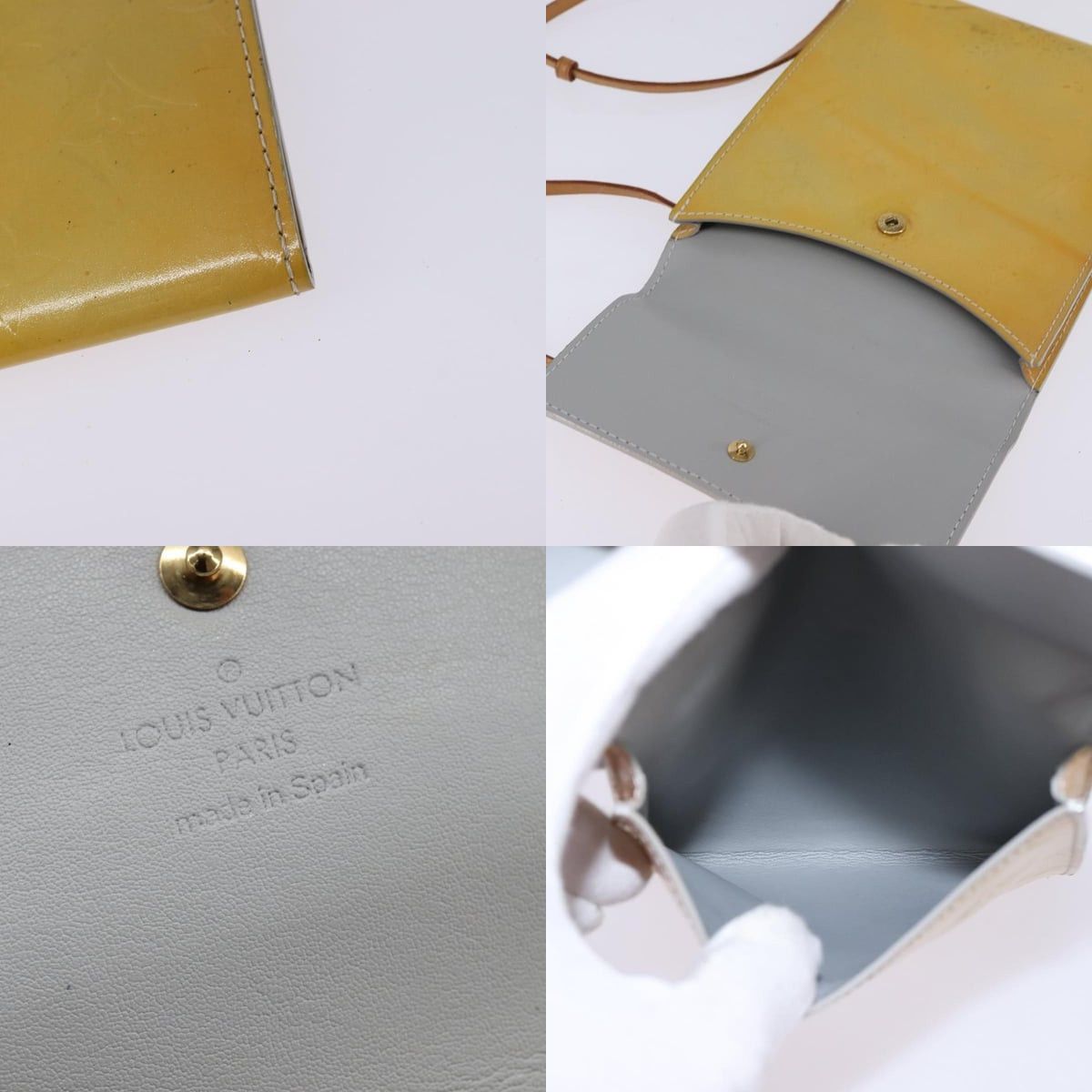 Louis Vuitton LOUIS VUITTON Monogram Vernis Kenmare Shoulder Bag Gris Size ONE SIZE - 11 Thumbnail