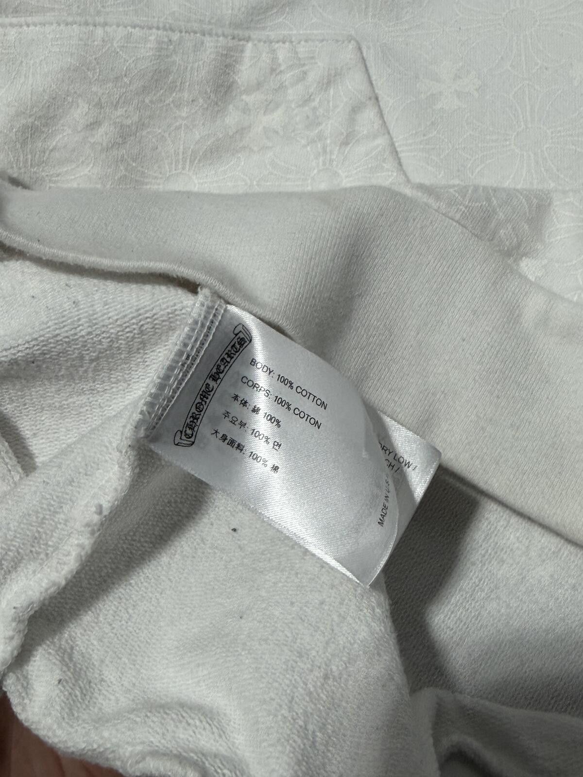 Chrome Hearts Chrome Hearts Reflective Monogram Hoodie White - S Size US S / EU 44-46 / 1 - 7 Thumbnail
