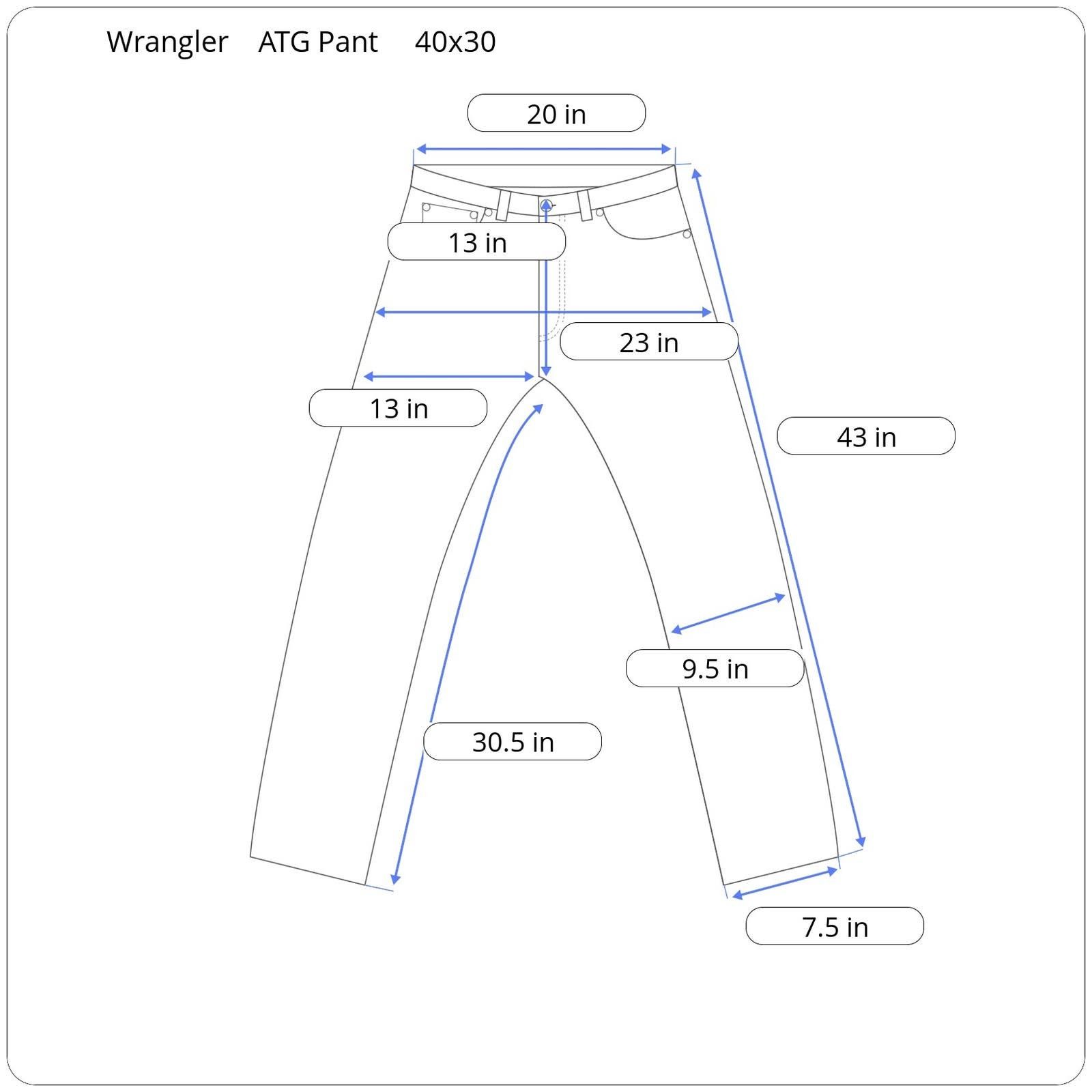 Wrangler ATG by Wrangler Men's Convertible Trail Jogger Pants | 40x30 ...