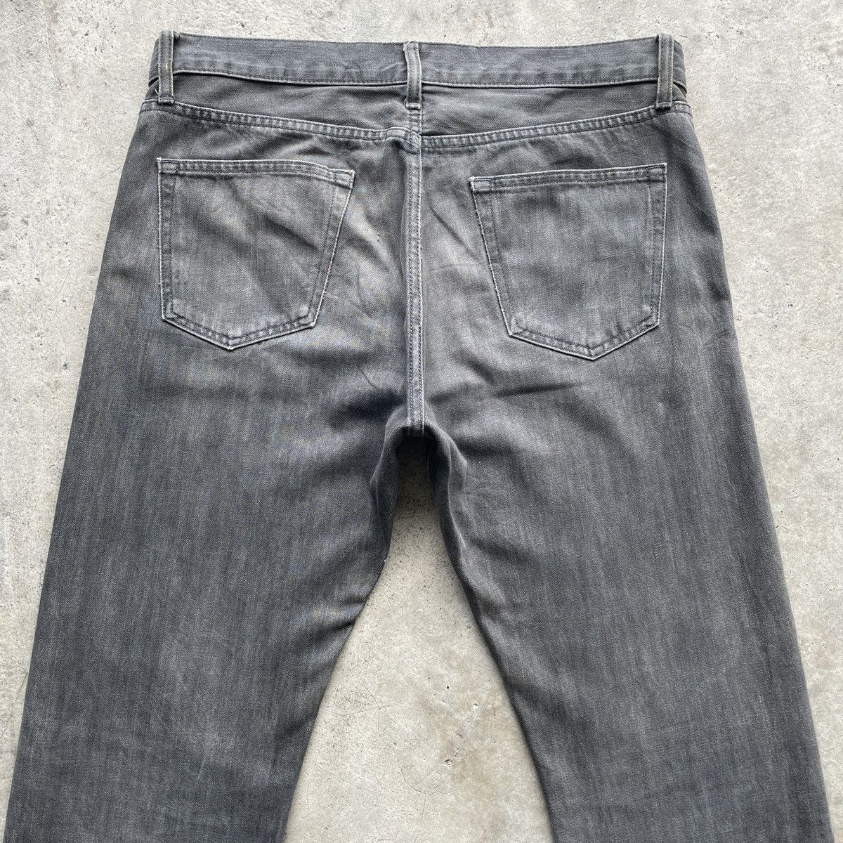 Japanese Brand Vintage Japanese Brand Faded Black Jeans Denim Pants W35 Size US 35 - 8 Thumbnail