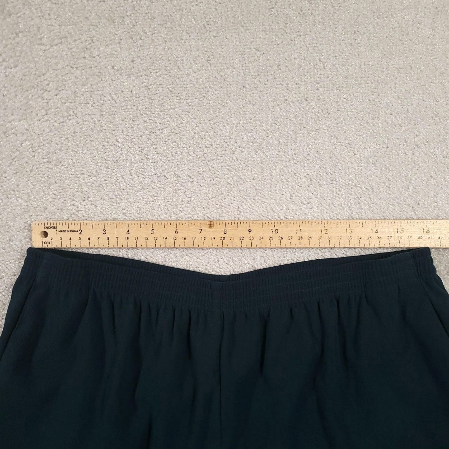 Vintage Alfred Dunner Pants Womens 18 Dark Green Pull On Elastic Waist Dress Slacks Size 40" / US 18 - 6 Thumbnail