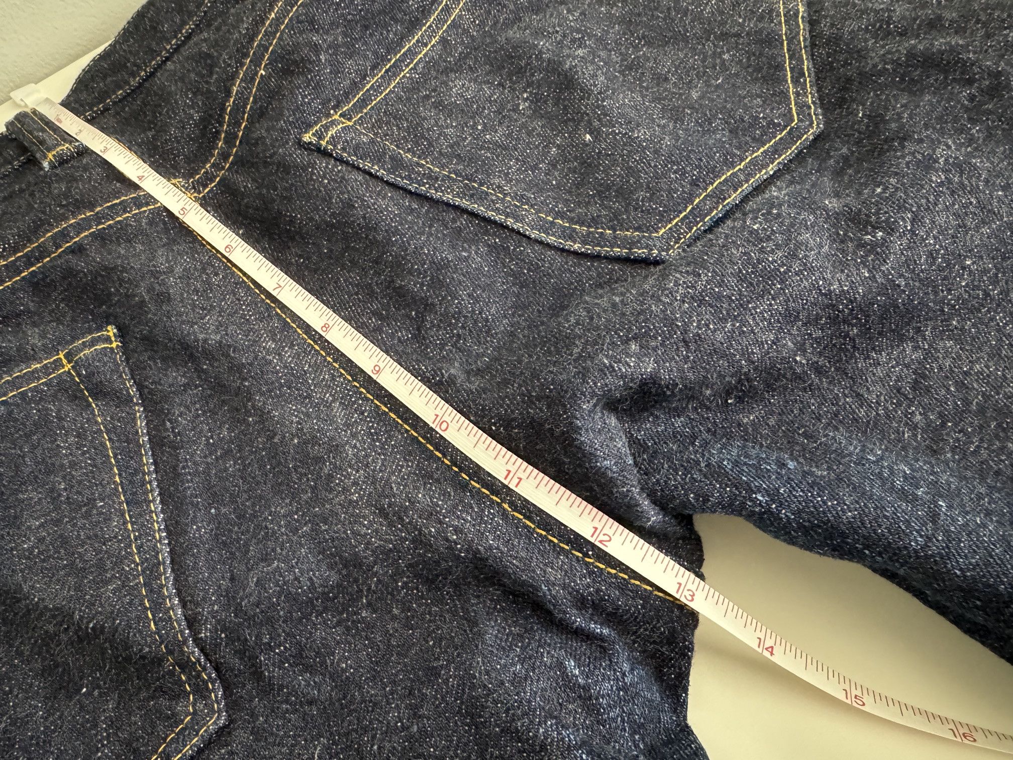 Samurai Jeans Samurai Jeans S3000VXII 17OZ Raw Wide Straight - 28 x 35.5 Size US 28 / EU 44 - 4 Thumbnail