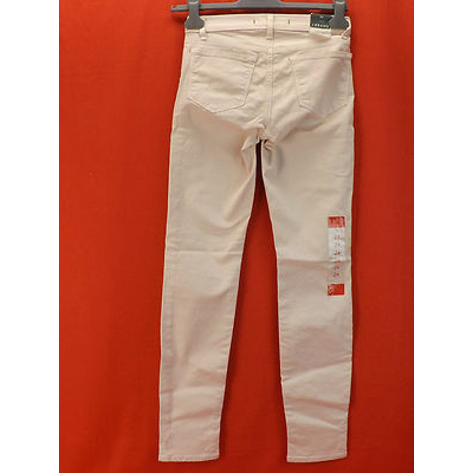 J Brand J BRAND MID RISE LEG OPENING SKINNY PEACH PASTEL JEANS 28 Size 28" / US 6 / IT 42 - 4 Thumbnail