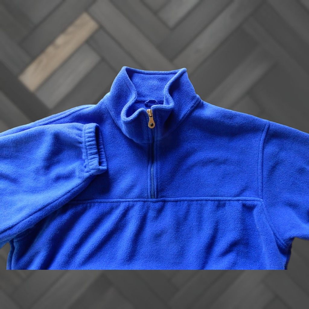 Lands' End VINTAGE Lands' End Men's Sweater Pullover Fleece Size Large Blue US Made Size US L / EU 52-54 / 3 - 1 Thumbnail