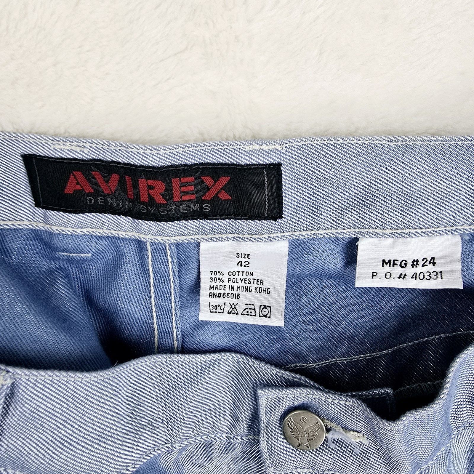 Avirex Vintage Avirex Jeans 30x33 Y2K Baggy Skater Hip Hop Grunge Size US 30 / EU 46 - 6 Thumbnail