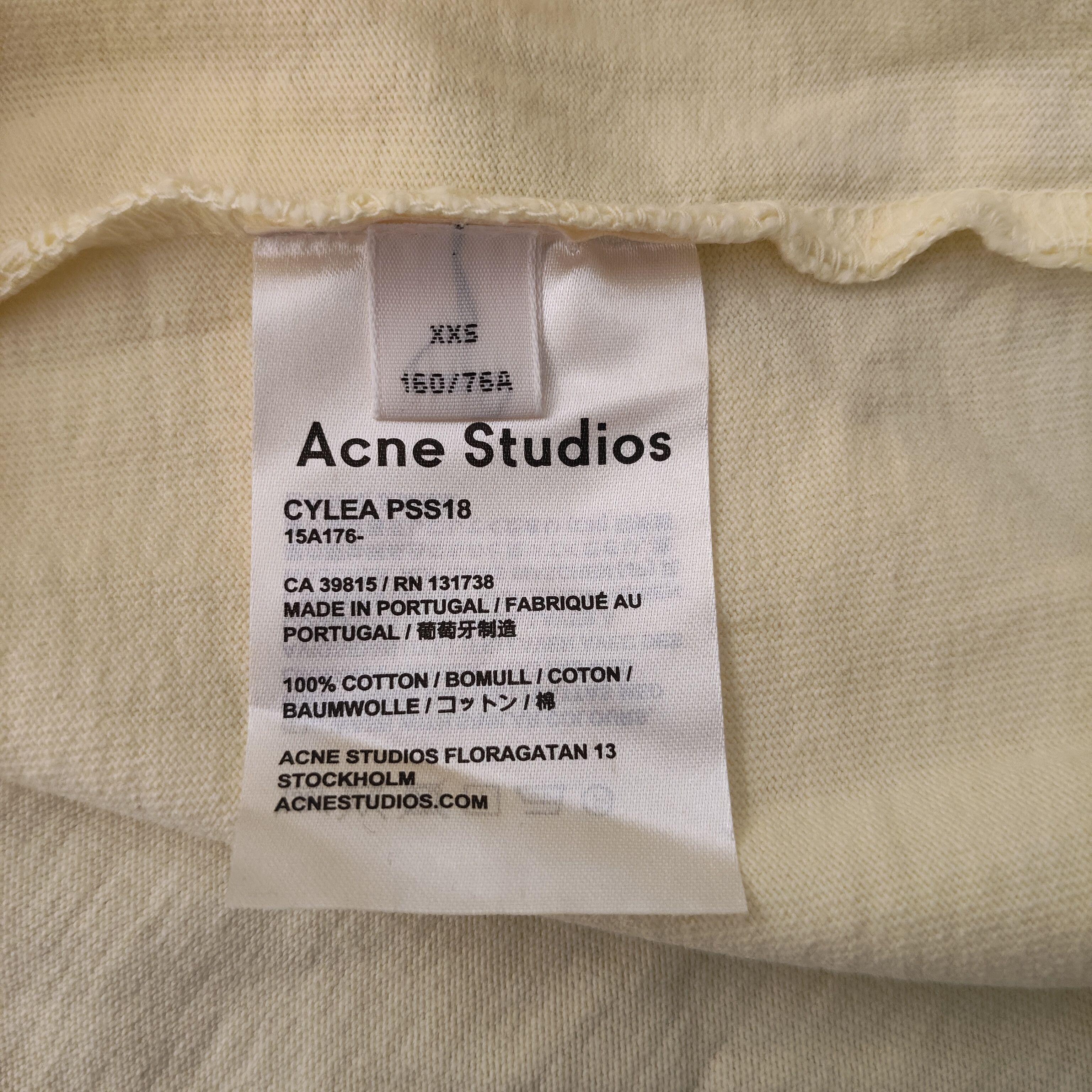 Acne Studios Acne studios Cylea logo t-shirt Size XXS / US 00 / IT 34 - 10 Thumbnail