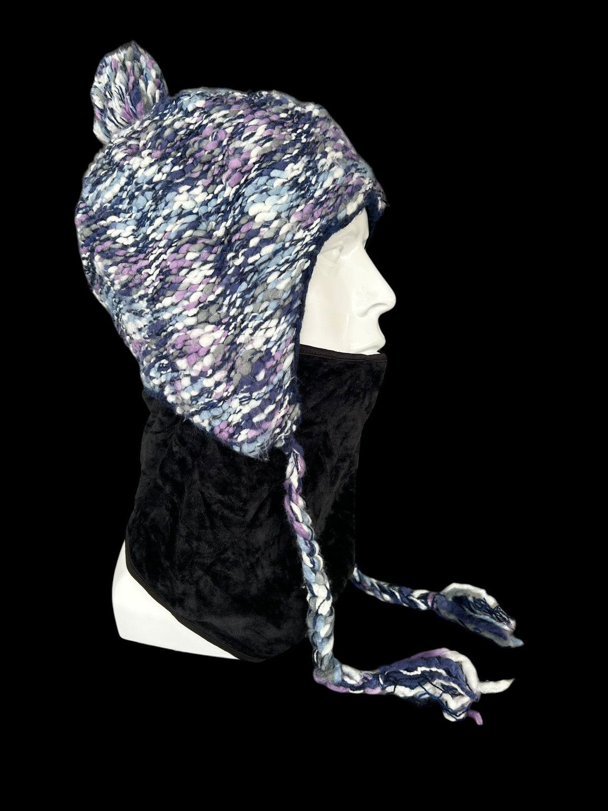 Japanese Brand × Kapital × Vintage Balaclava Masked Knitt Rare Japanese Style Beanie☠️🎌 Size ONE SIZE - 3 Thumbnail