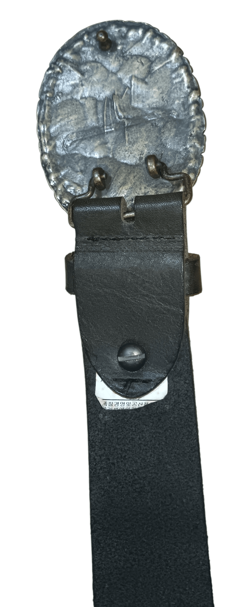 Genuine Leather × Guess GUESS STUDDED LEATHER BELT WITH CUSTOM BUCKLE Size 36 - 3 Thumbnail