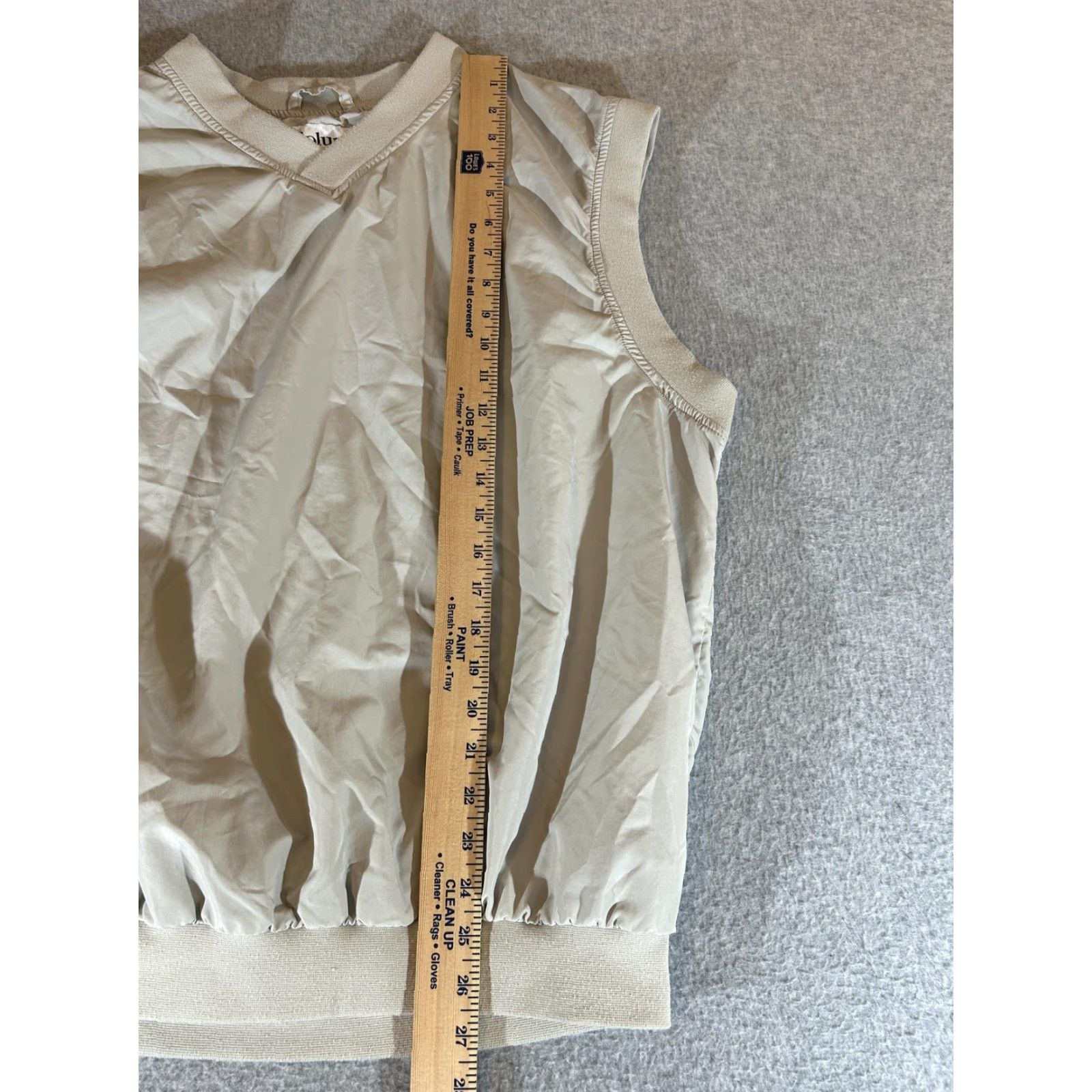 Vintage VINTAGE Columbia Vest Mens Large Beige Lined Windbreaker Golf Pullover Outdoor Vintage Size US L / EU 52-54 / 3 - 4 Thumbnail